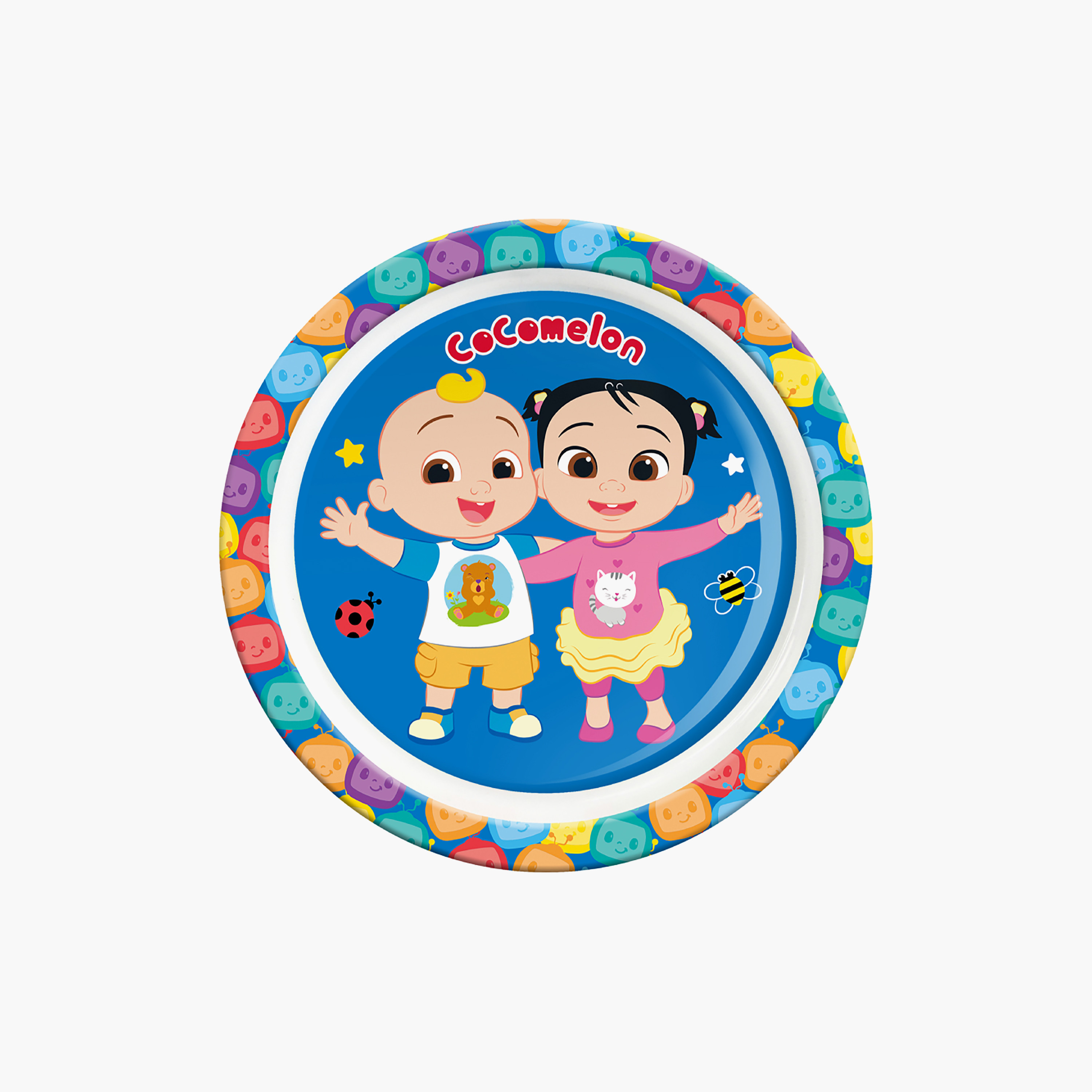 Moonbug Entertainment Cocomelon Microwave Safe Mico Plate-baby-feeding-mealtimeessentials-image-1