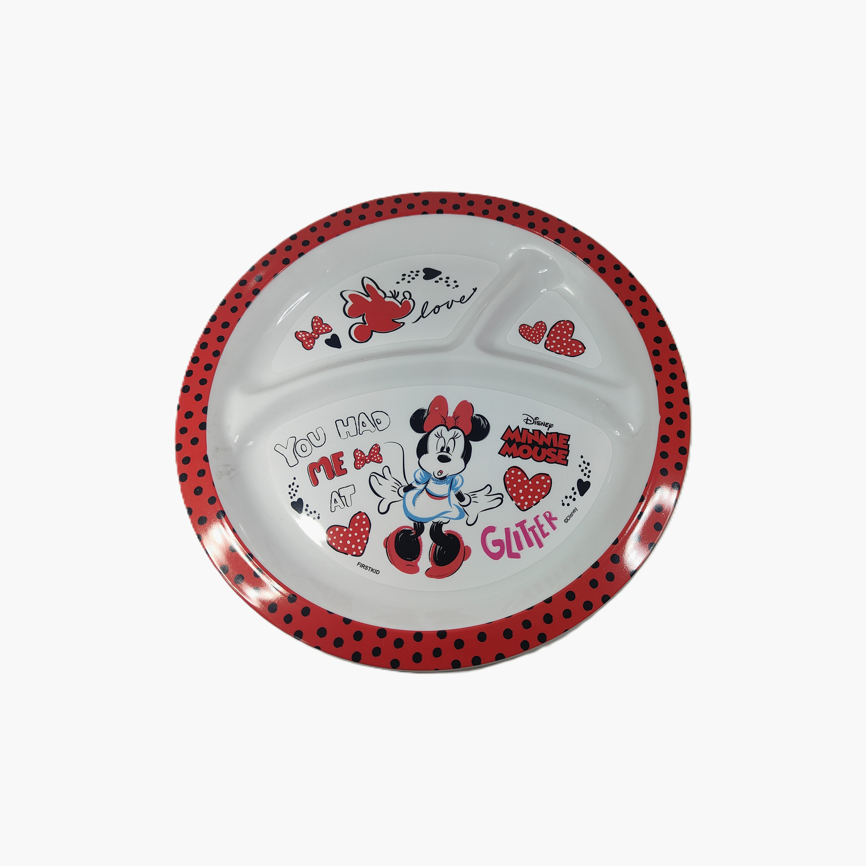 Minnie Mouse Divided Microwave Safe Plate-baby-feeding-mealtimeessentials-image-1
