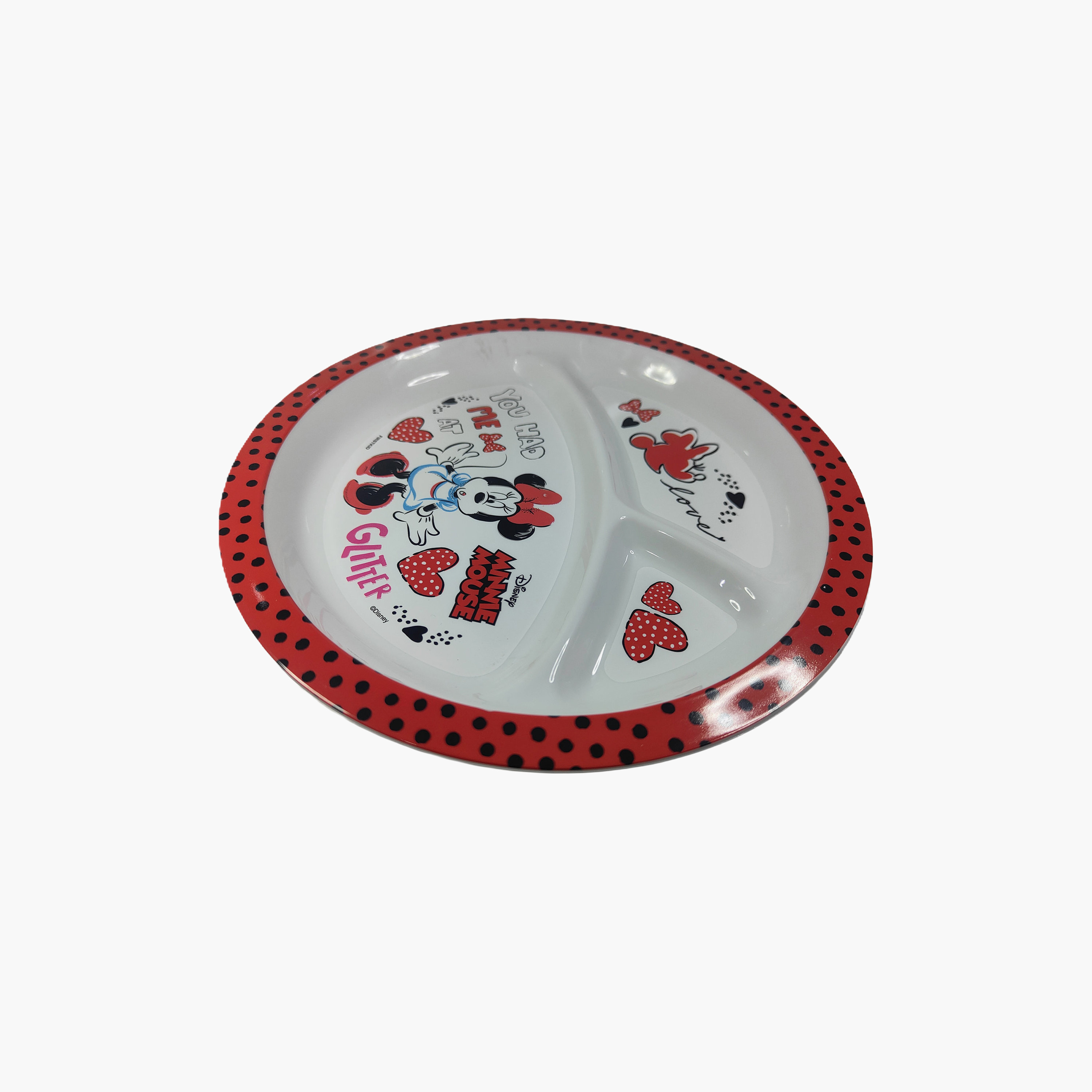 Minnie Mouse Divided Microwave Safe Plate-baby-feeding-mealtimeessentials-image-2