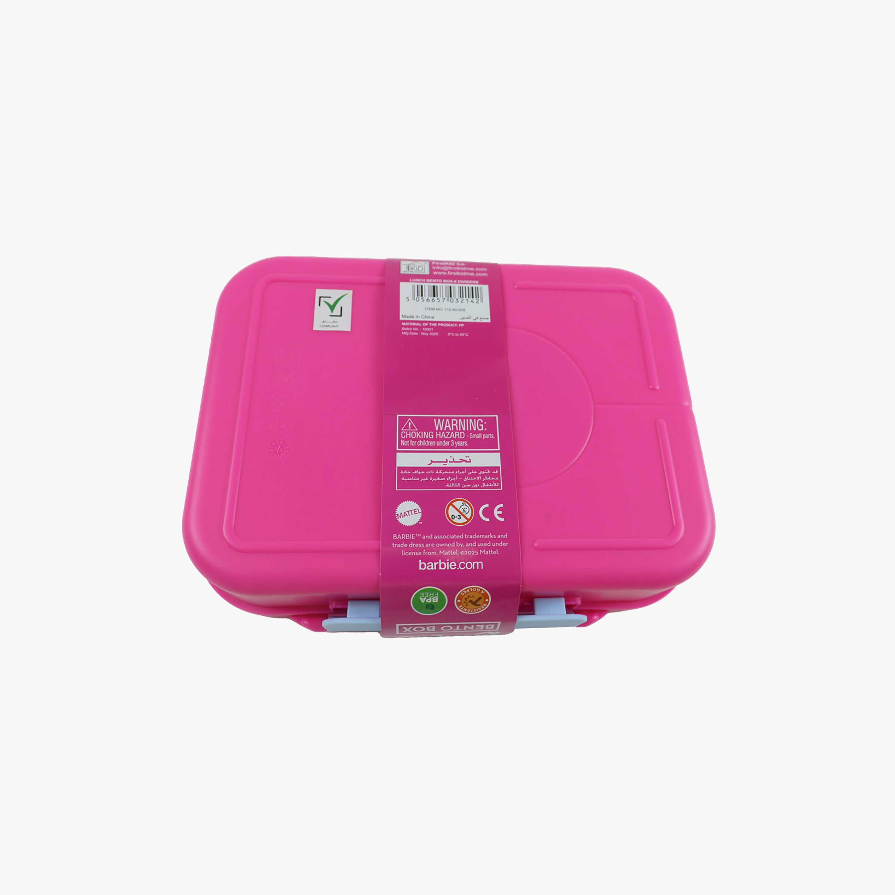 Barbie Bento Lunch Box for Gils with 6 Compartments - 1100 ml-school-lunchessentials-lunchboxes-image-4