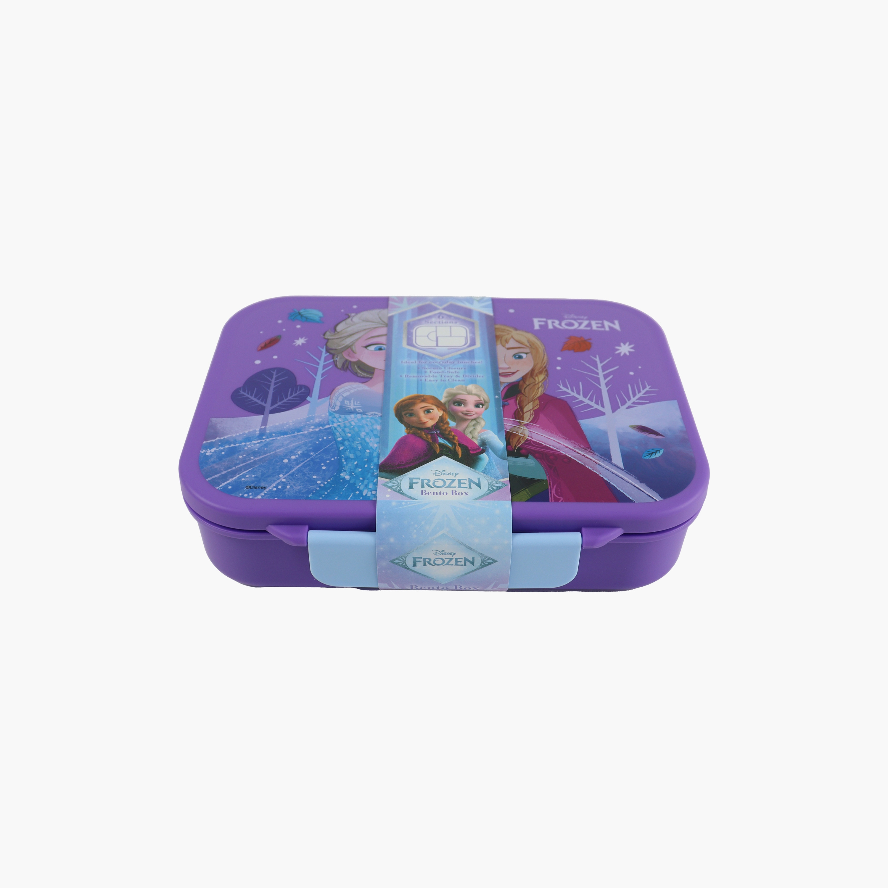 لانش بوكس بينتو فروزن للبنات مع 6 أقسام - 1100 مل-school-lunchessentials-lunchboxes-image-3
