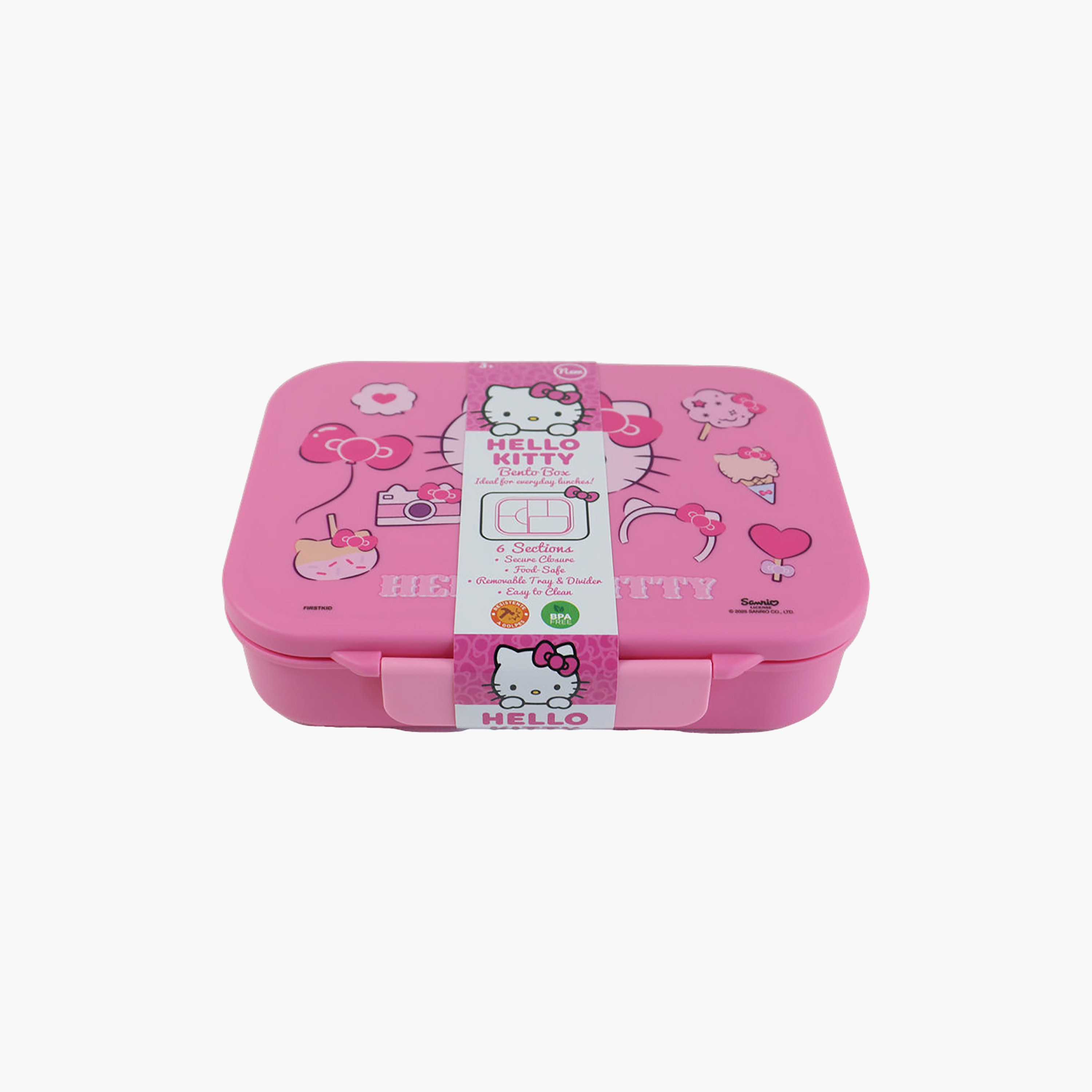 Hello Kitty Bento Lunch Box for Girls with 6 Compartments - 1100 ml-school-lunchessentials-lunchboxes-image-3