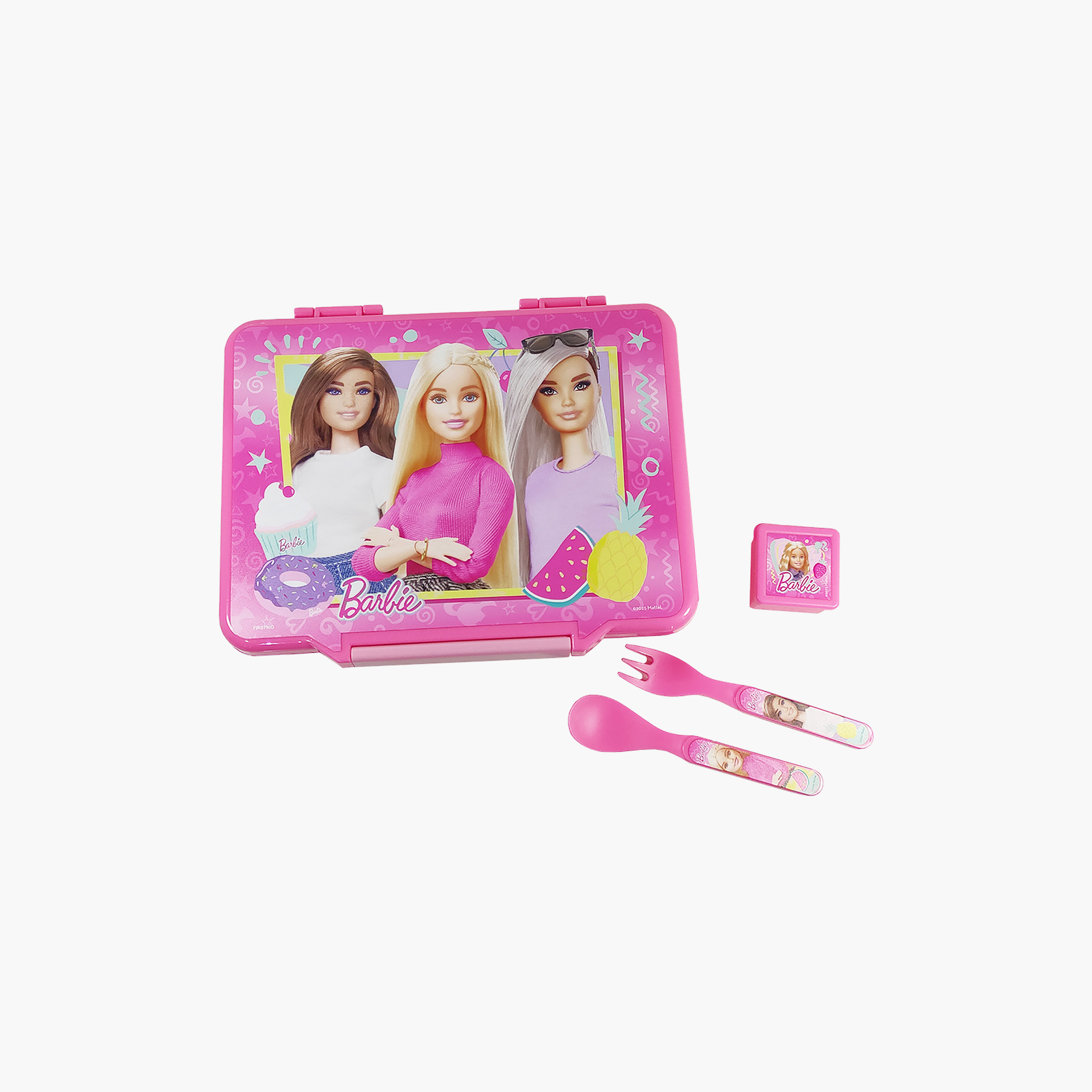 حقيبة طعام بينتو للبنات مع أدوات مائدة من باربي-school-lunchessentials-lunchboxes-image-4