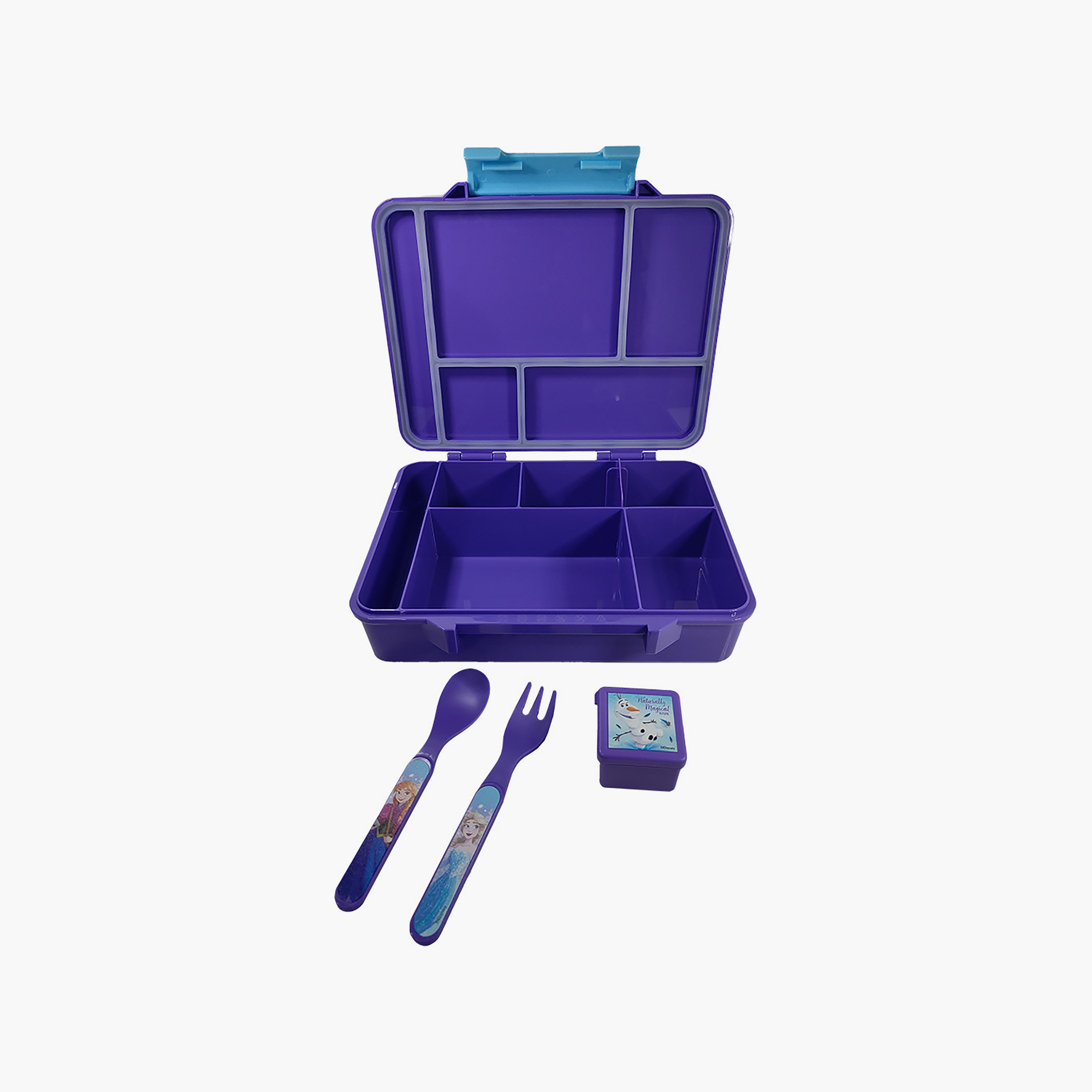 حقيبة طعام بينتو للبنات مع أدوات مائدة من ديزني فروزن-school-lunchessentials-lunchboxes-image-5