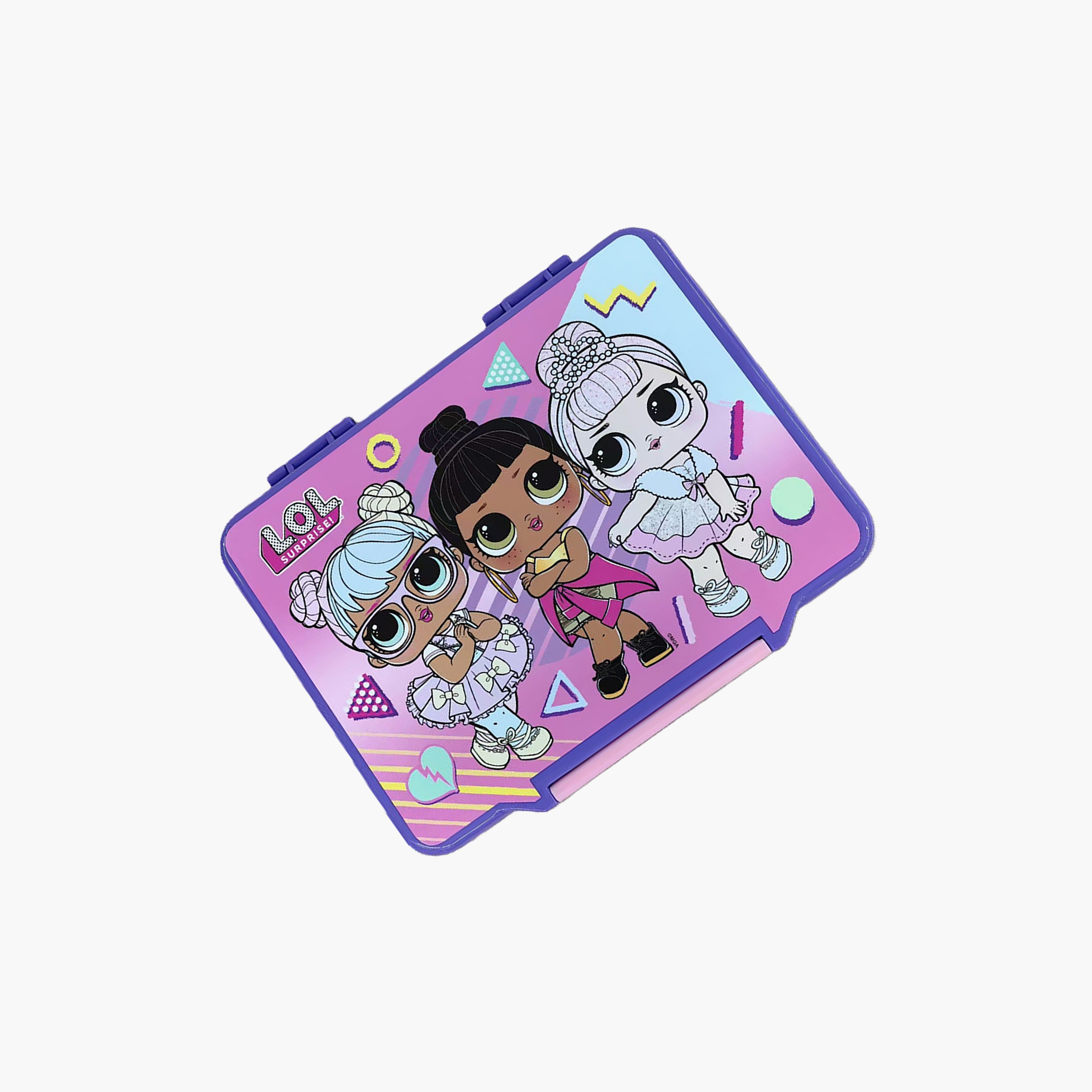 LOL Surprise Bento Lunch Box for Girls with Spoon & Fork-school-lunchessentials-lunchboxes-image-1