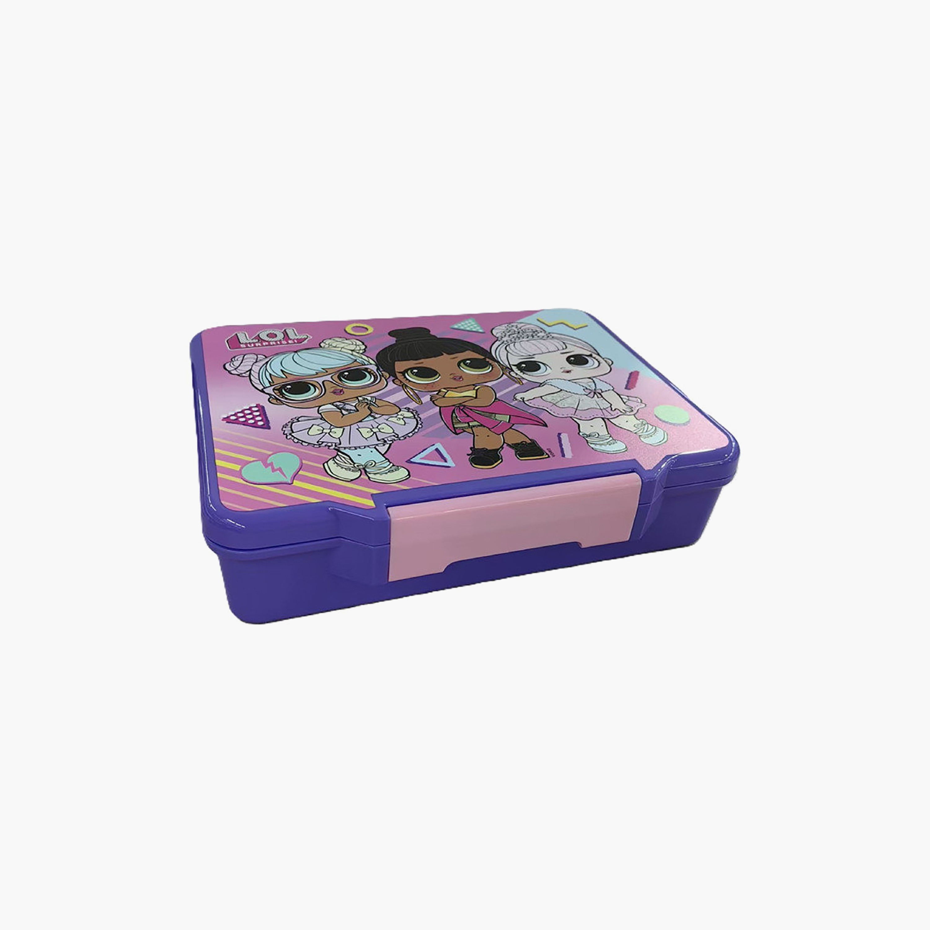 LOL Surprise Bento Lunch Box for Girls with Spoon & Fork-school-lunchessentials-lunchboxes-image-3