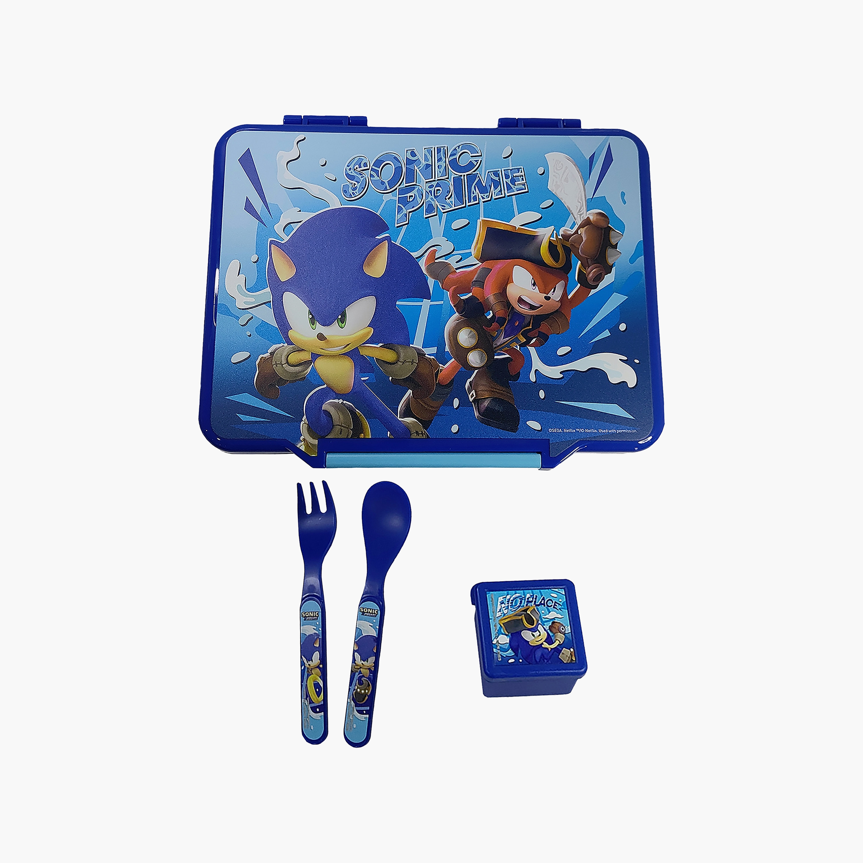 حقيبة طعام بينتو للأولاد مع أدوات مائدة من سونيك ذا هيدجهوج-school-lunchessentials-lunchboxes-image-1