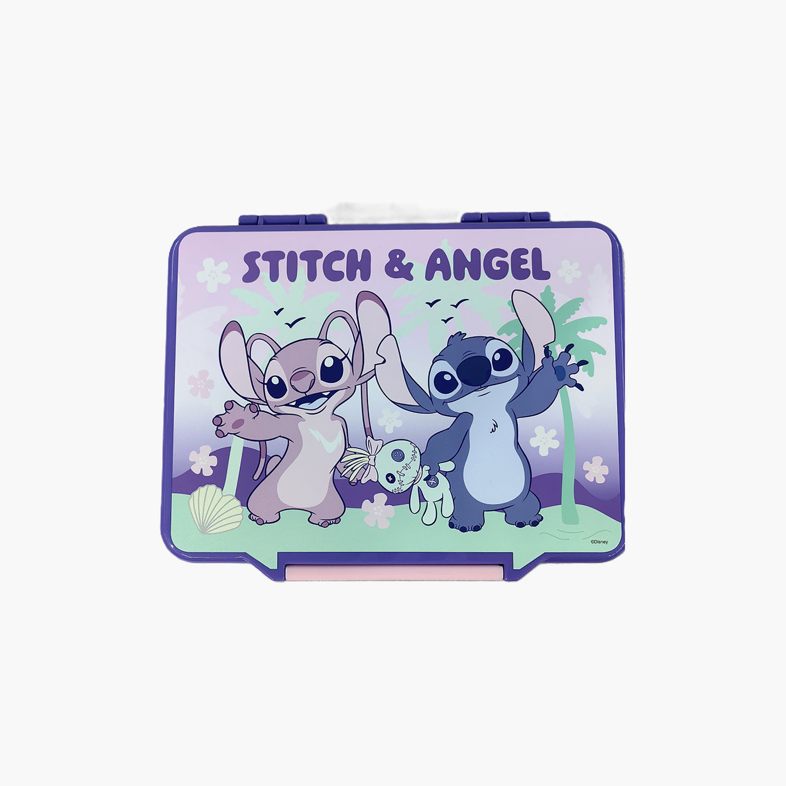 Stitch Bento Lunch Box for Girls with Spoon & Fork-school-lunchessentials-lunchboxes-image-2