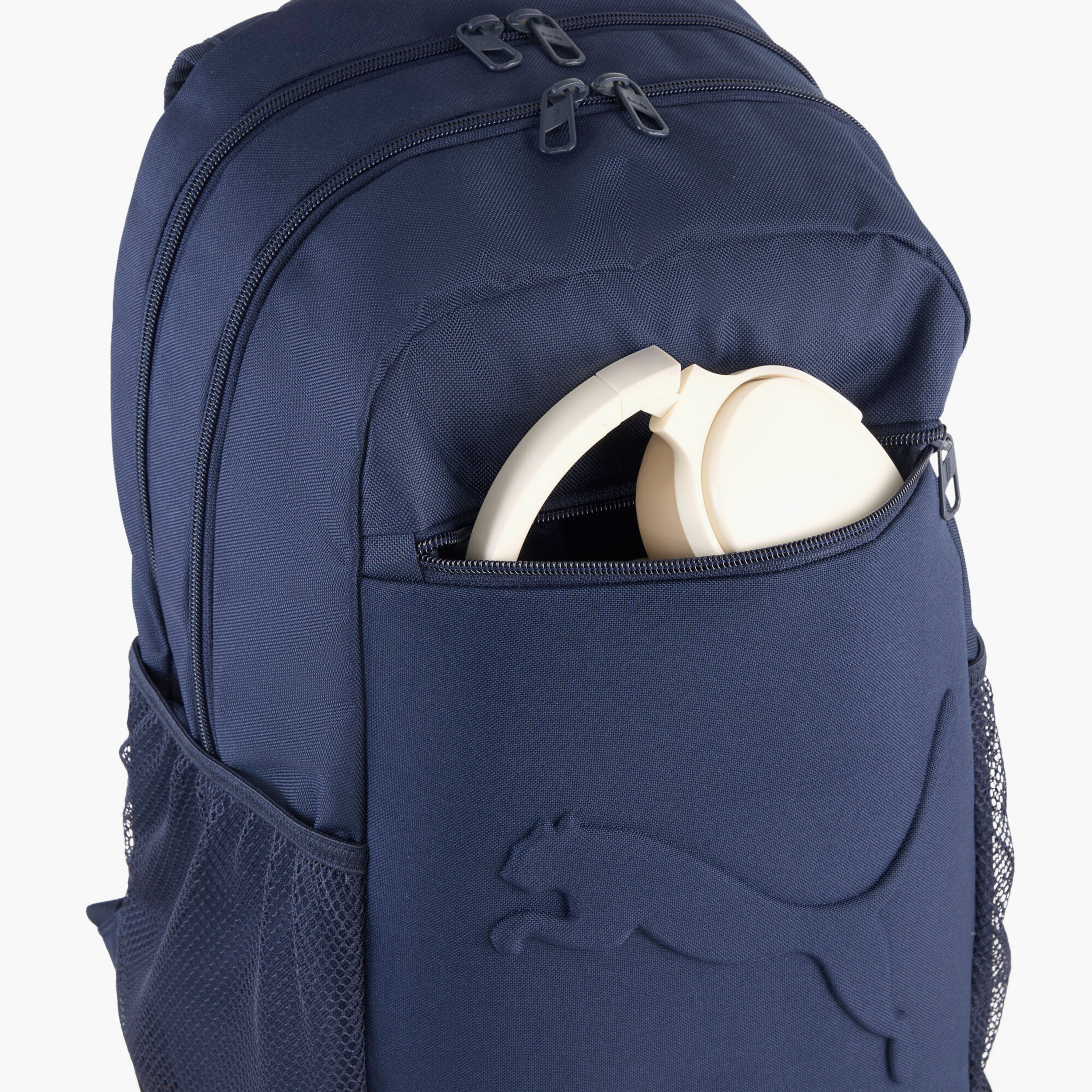 شنطة ظهر بطبعة شعار بارزة للأولاد مع أحزمة مبطنة من بوما - 5 إلى 13 سنة-school-bagsandbackpacks-backpacks-image-2