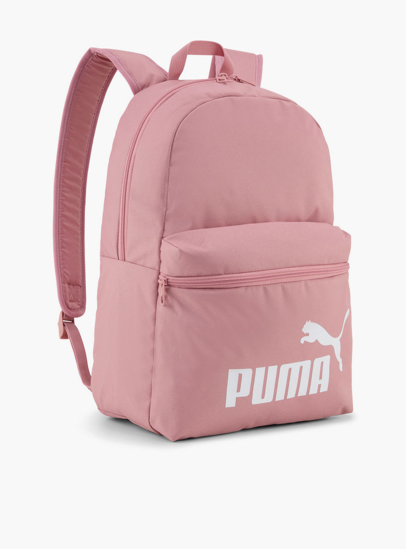 Puma Logo Print Backpack for Girls 5-13 Years with Padded Straps-school-bagsandbackpacks-backpacks-image-1