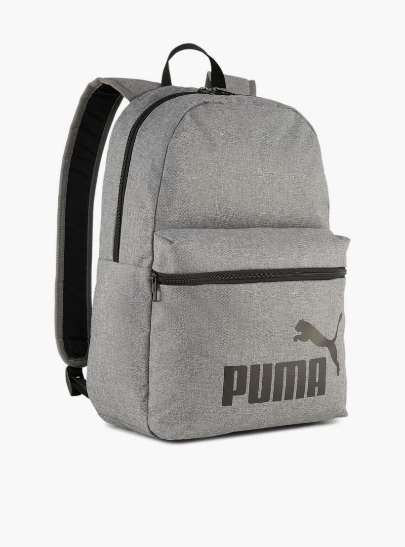 Puma Logo Print Backpack for Kids 5-13 Years with Padded Straps-school-bagsandbackpacks-backpacks-image-1