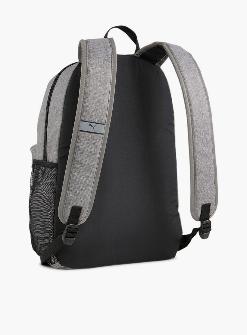 Puma Logo Print Backpack for Kids 5-13 Years with Padded Straps-school-bagsandbackpacks-backpacks-image-4