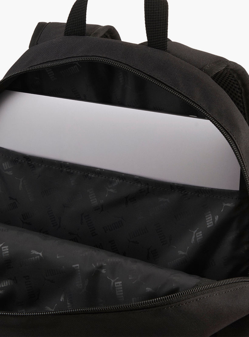 Puma Logo Print Bungee Detail Backpack for Kids 8-13 Years with Bungee Detail-school-bagsandbackpacks-backpacks-image-3