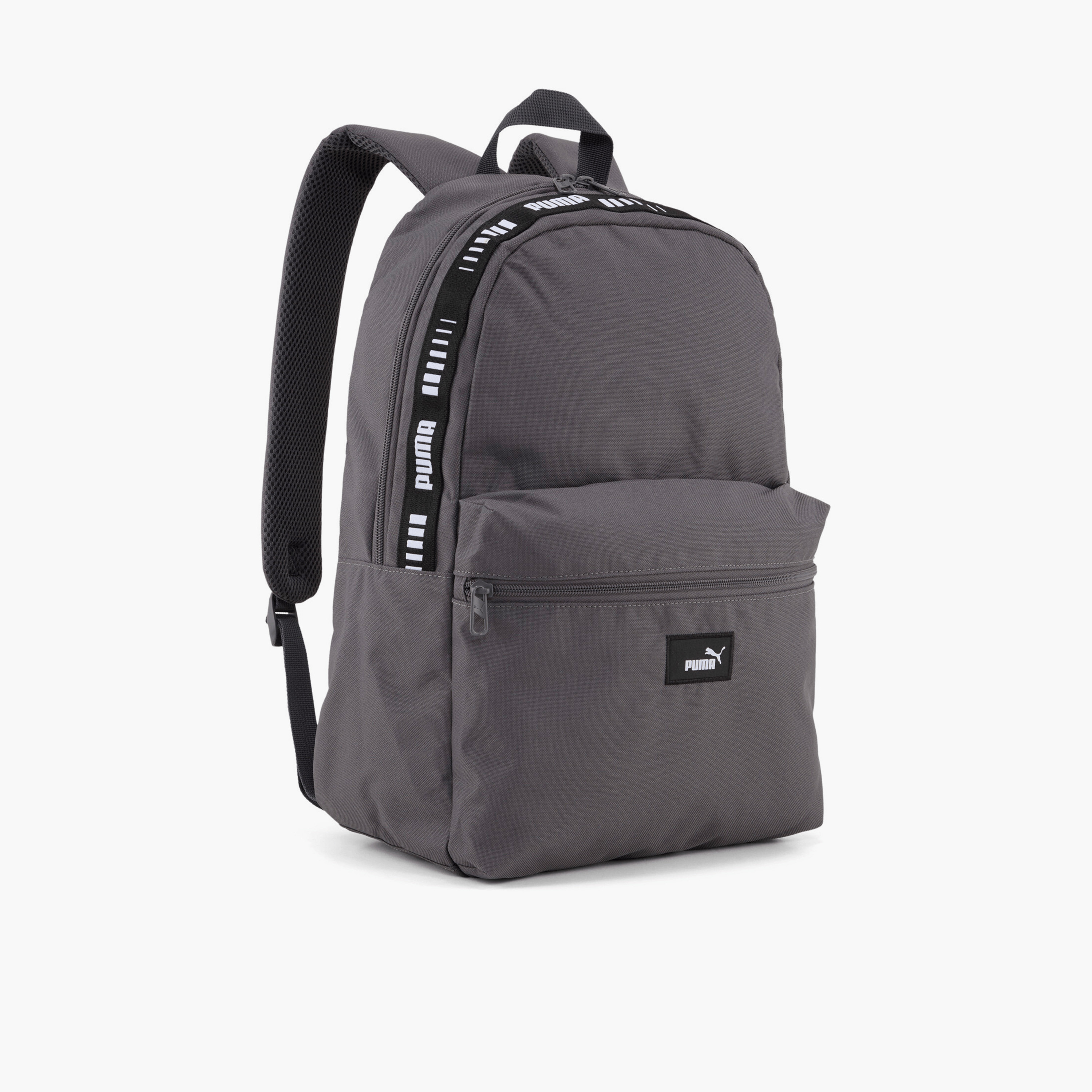 Puma Logo Print Backpack for Kids 5-13 Years with Laptop Sleeve-PROMO_SM__SA_PUMA_070826-image-1