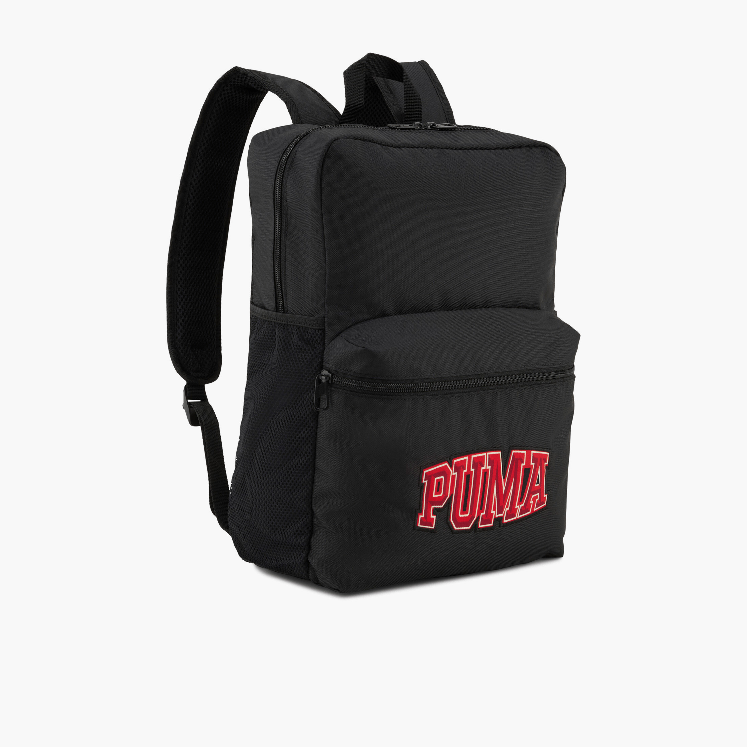 Puma Logo Print Backpack for Kids 5-13 Years with Laptop Sleeve-school-bagsandbackpacks-backpacks-image-1