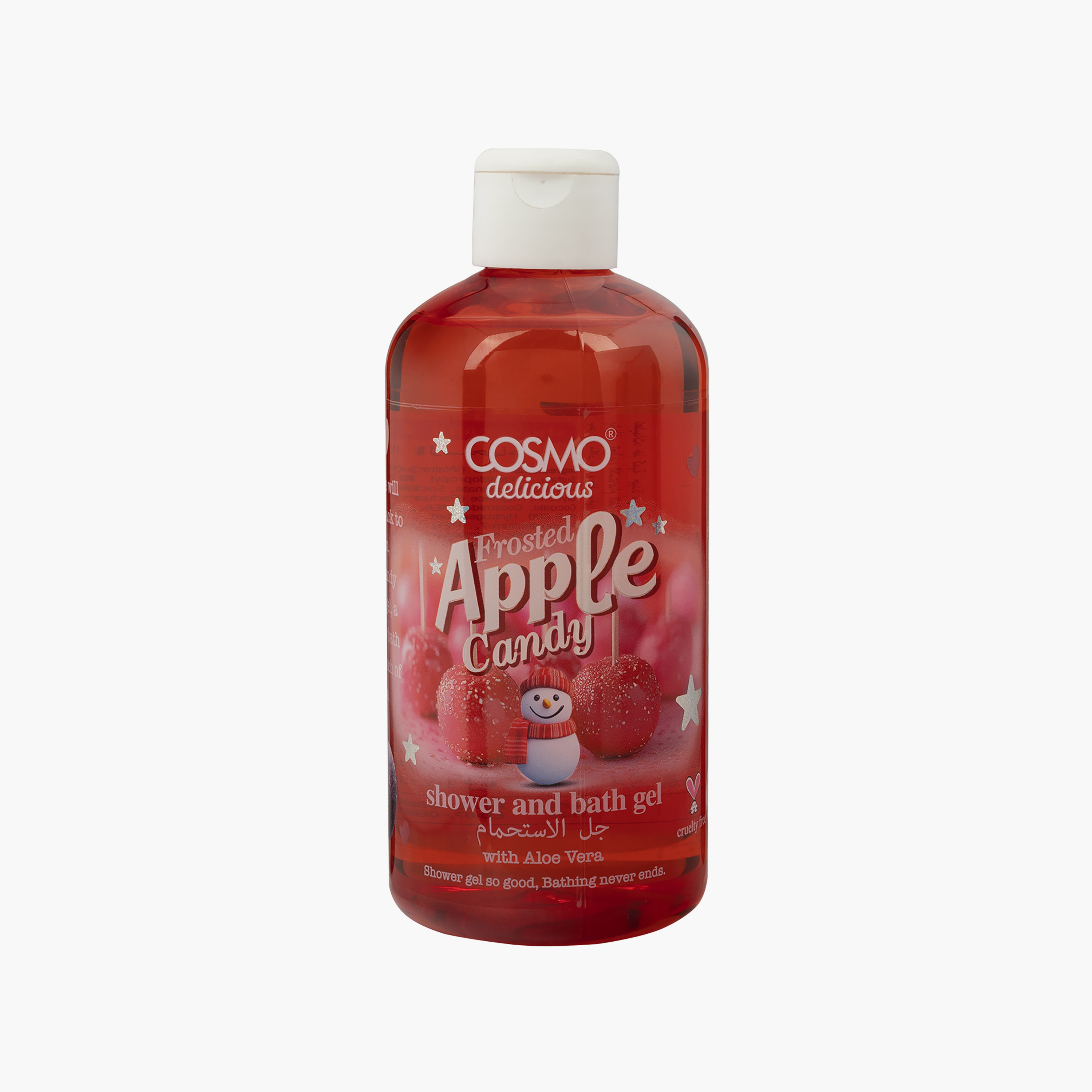 جل استحمام كوزمو ديليشوس بنكهة حلوى التفاح المثلجة 350 مل-beautyandpersonalcare-bathandbody-bathandshower-soaps-image-1