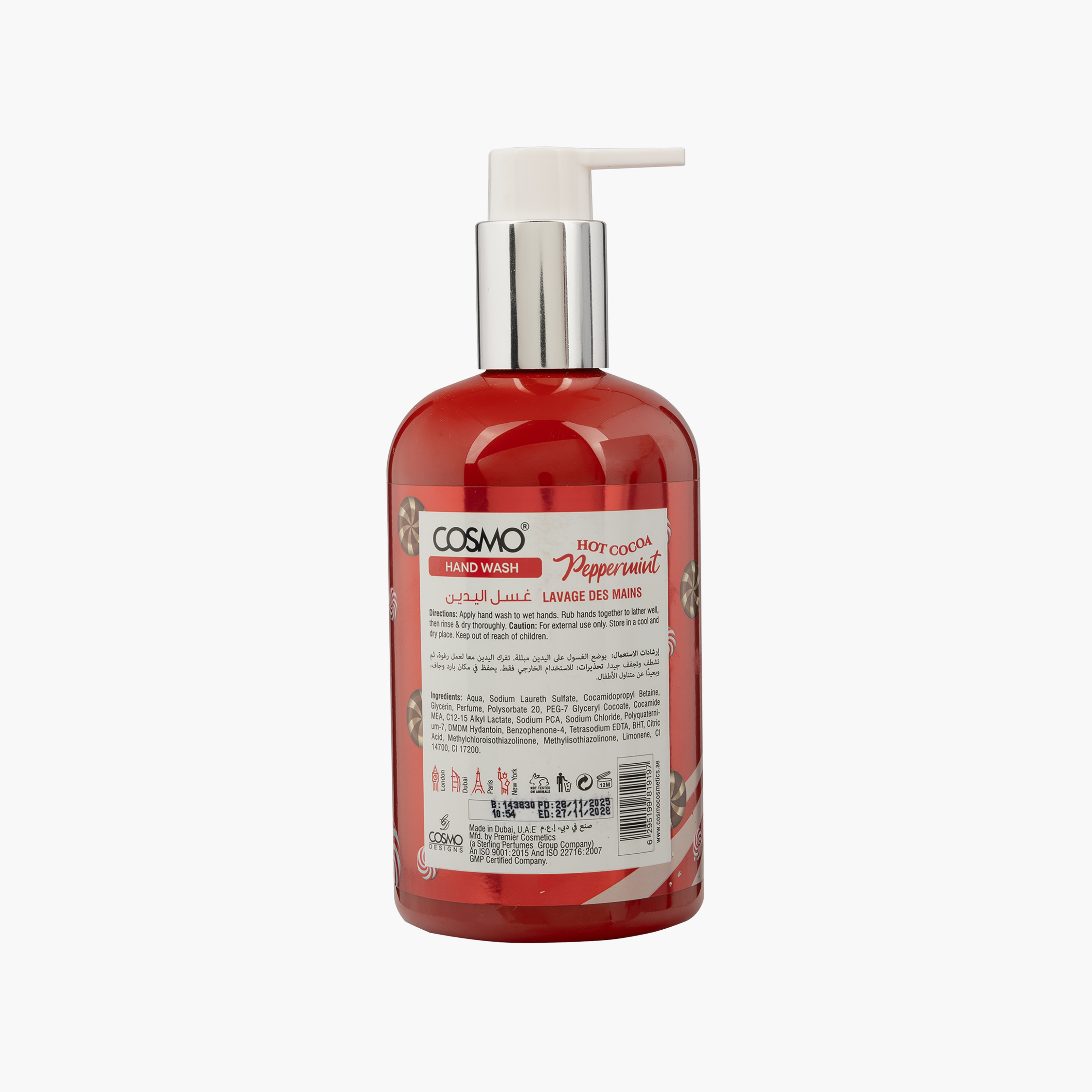 غسول اليدين كوزمو ديليشوس برائحة الكاكاو الساخن والنعناع 350 مل-beautyandpersonalcare-bathandbody-bathandshower-soaps-image-2
