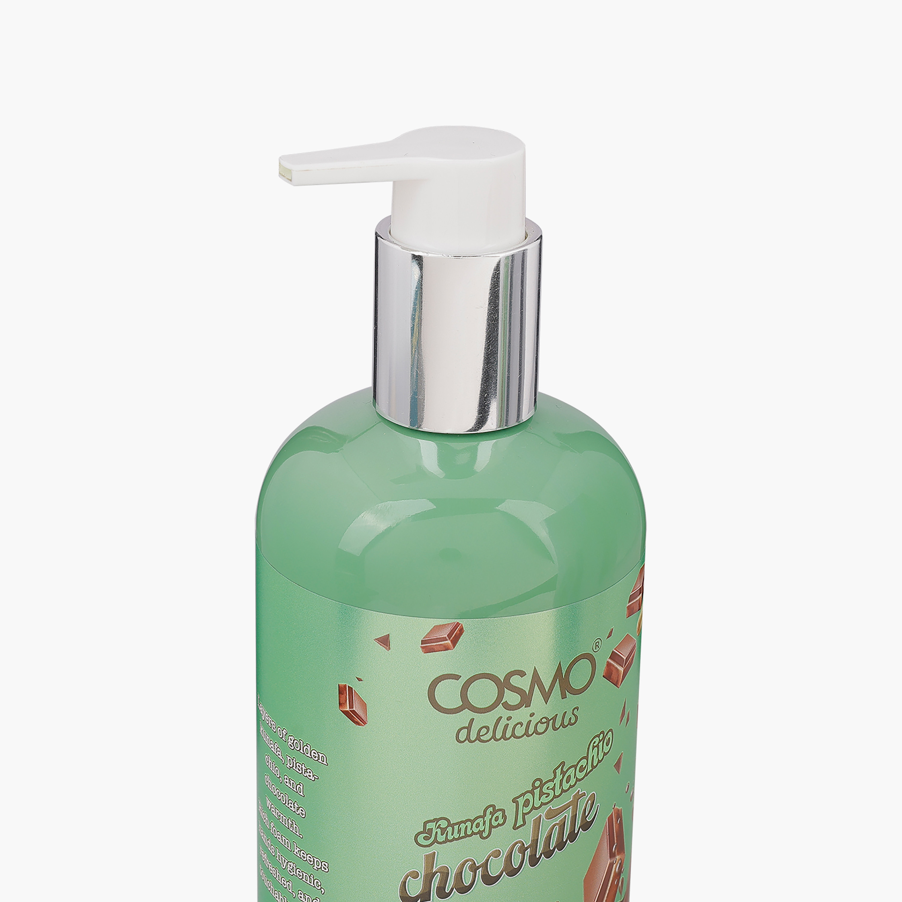 Cosmo Delicious Kunafa Pistachio Choco Hand Wash 350Ml-beautyandpersonalcare-bathandbody-bathandshower-soaps-image-3