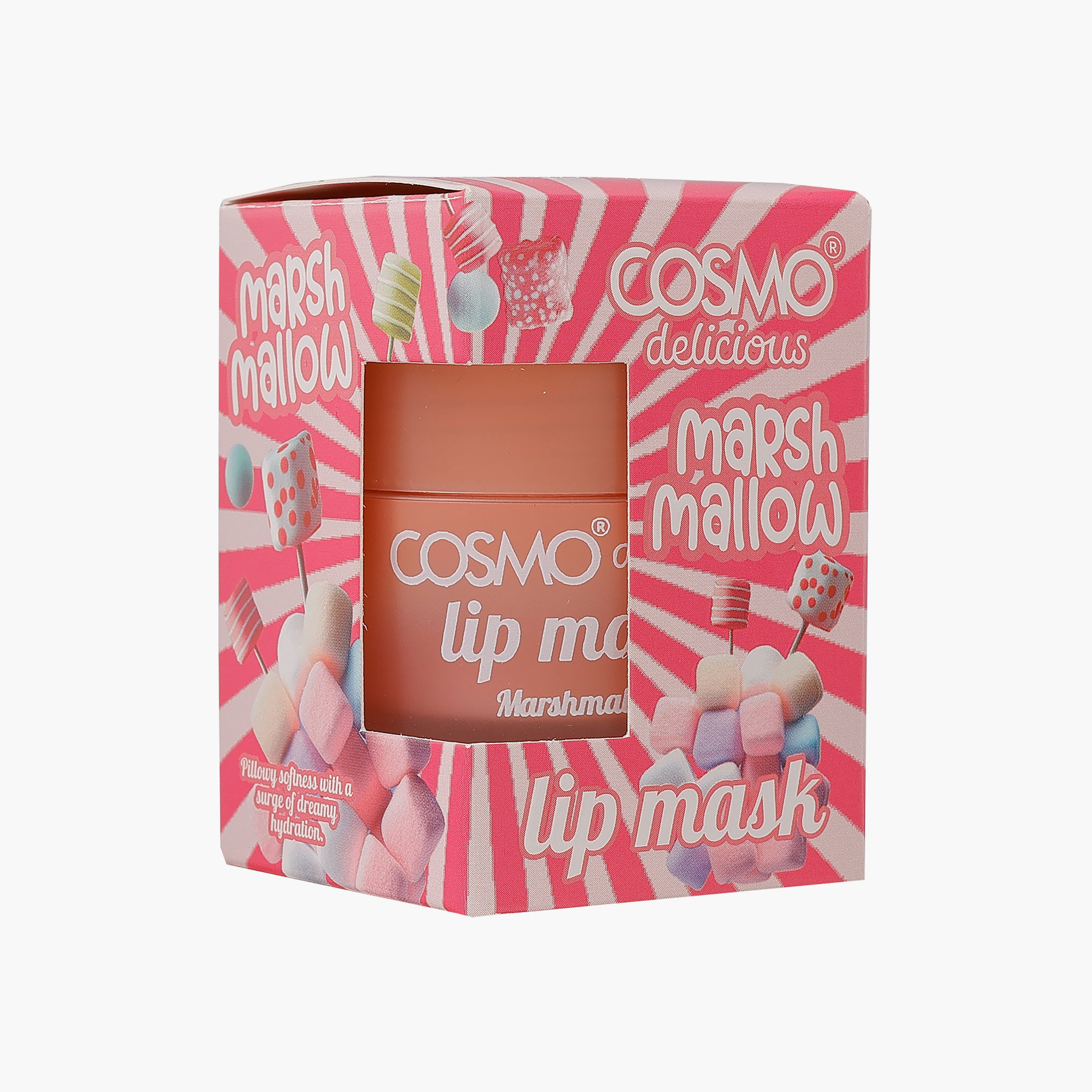 Cosmo Delicious Marshmallow Lip Mask 20gm-beautyandpersonalcare-skin-lipcare-lipbalm-image-2