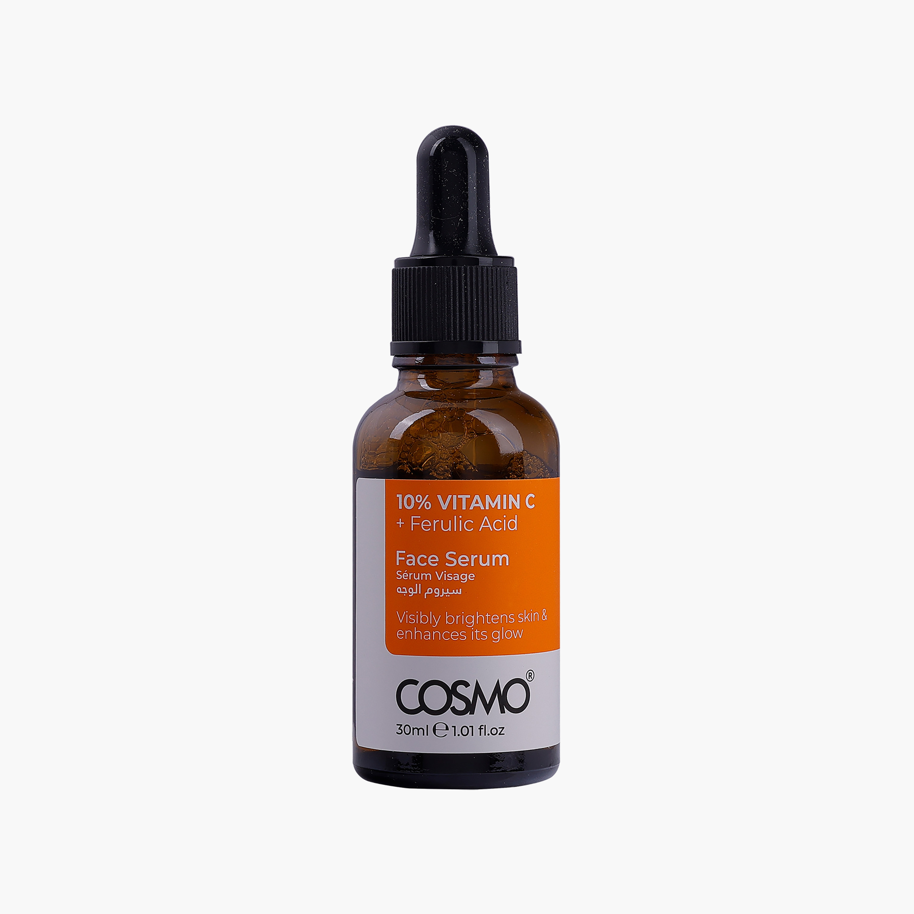 سيروم كوزمو للوجه بفيتامين سي + حمض الفيروليك 30 مل-beautyandpersonalcare-kbeauty-skin-treatmentsandserums-image-1