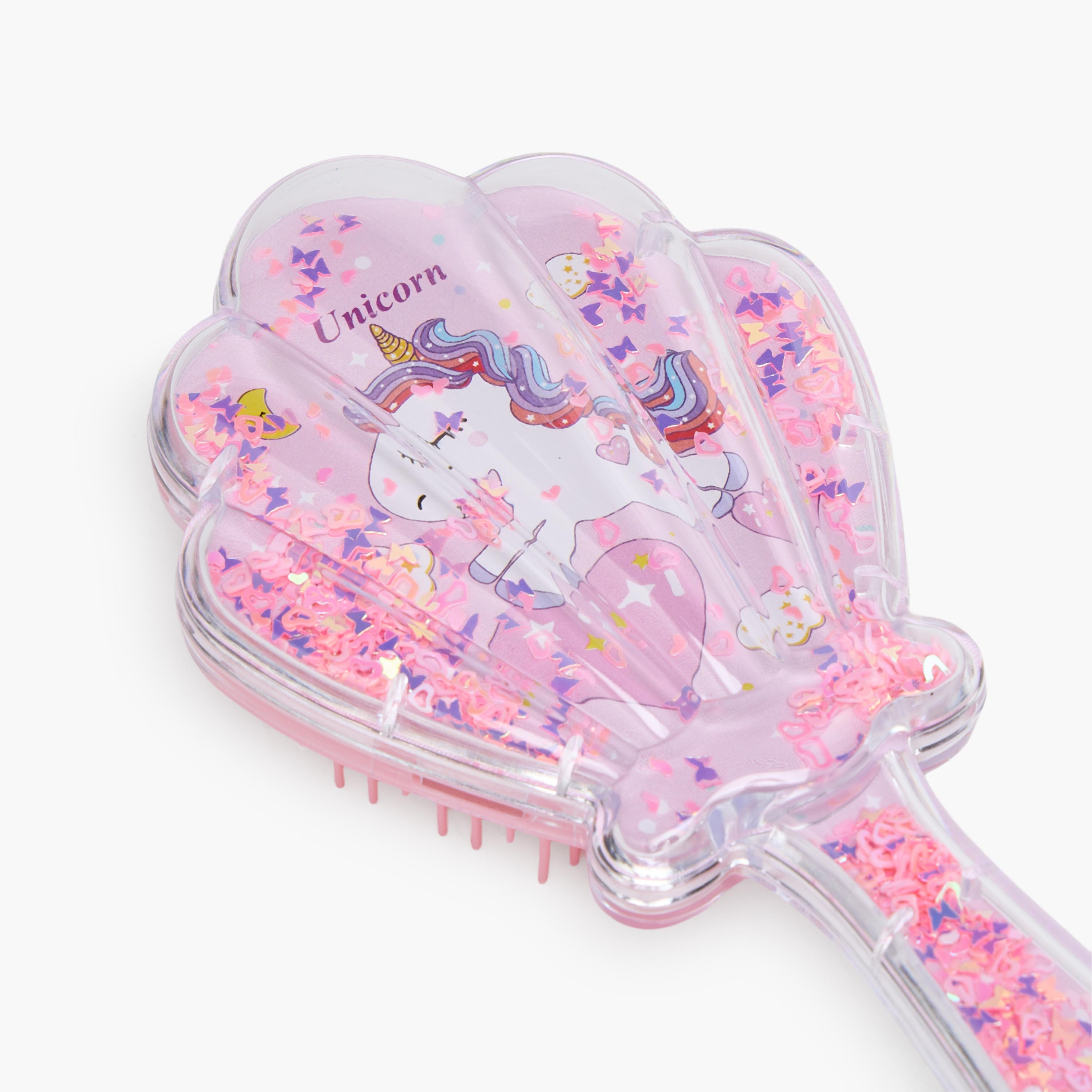 Findz Unicorn Print Paddle Hairbrush-beautyandpersonalcare-makeup-brushesandaccessories-brushes-image-3