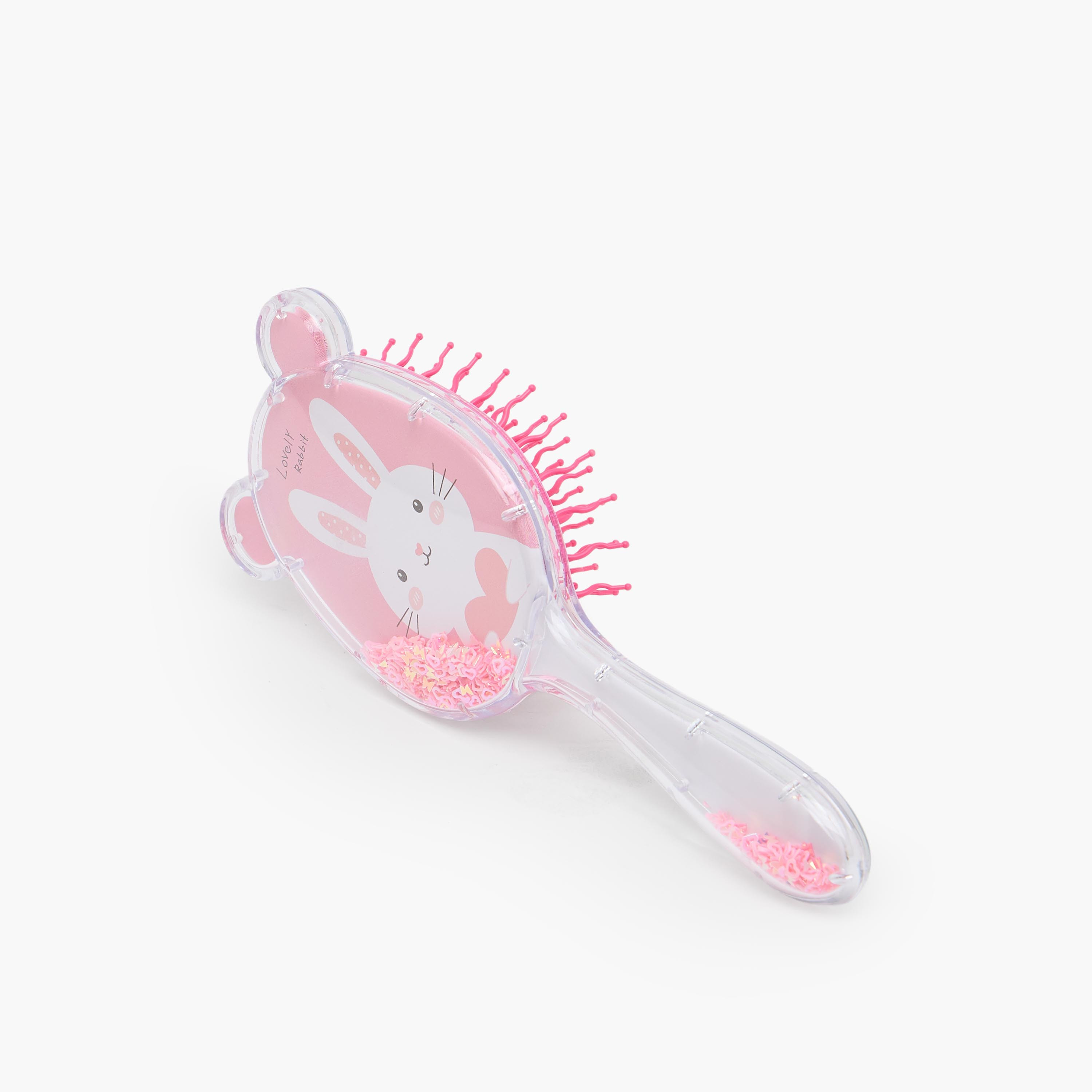 Findz Bunny Print Paddle Hairbrush-beautyandpersonalcare-makeup-brushesandaccessories-brushes-image-1