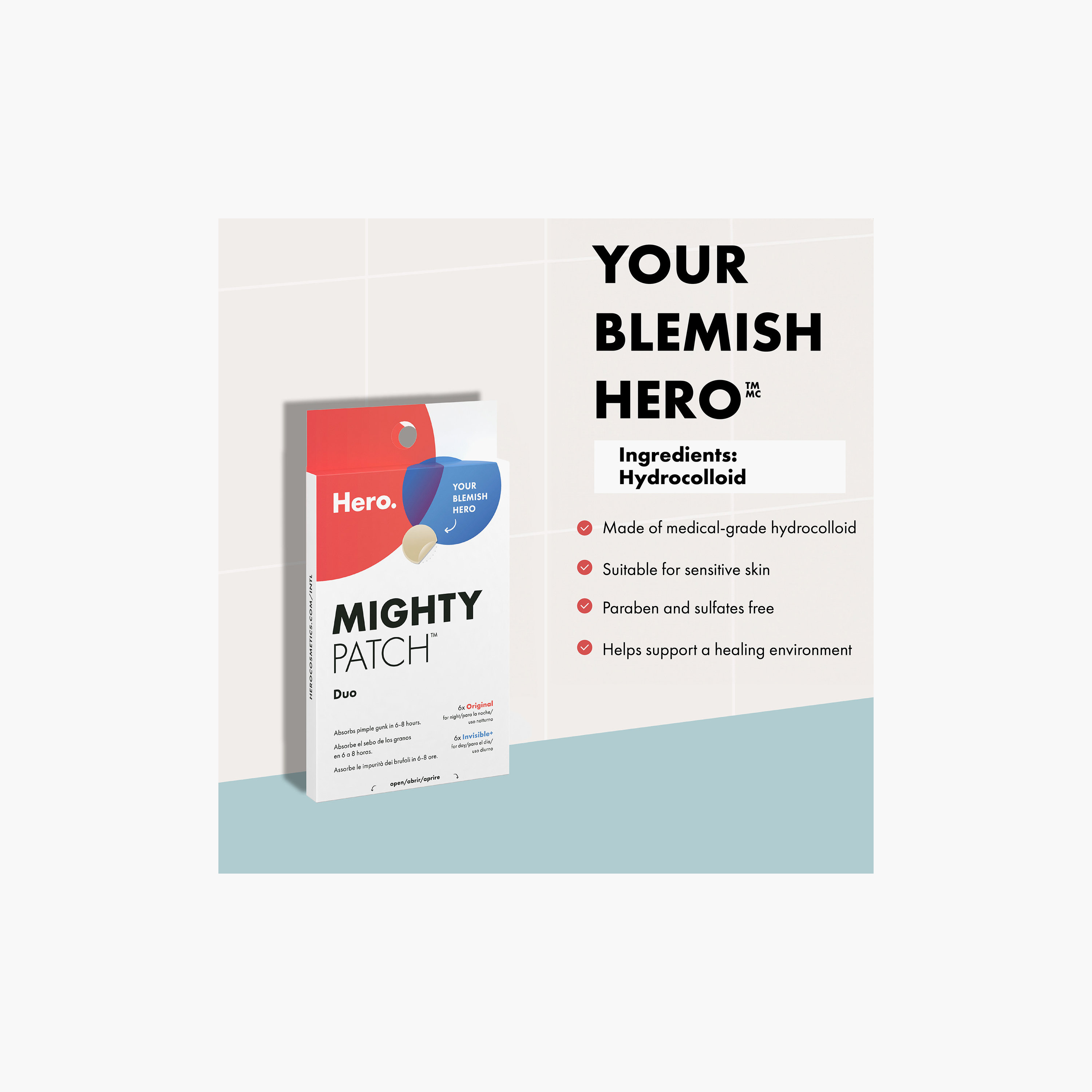 Hero Mighty  Duo Day And Night Pimple Patch 12 Pcs-beautyandpersonalcare-skin-treatments-image-3