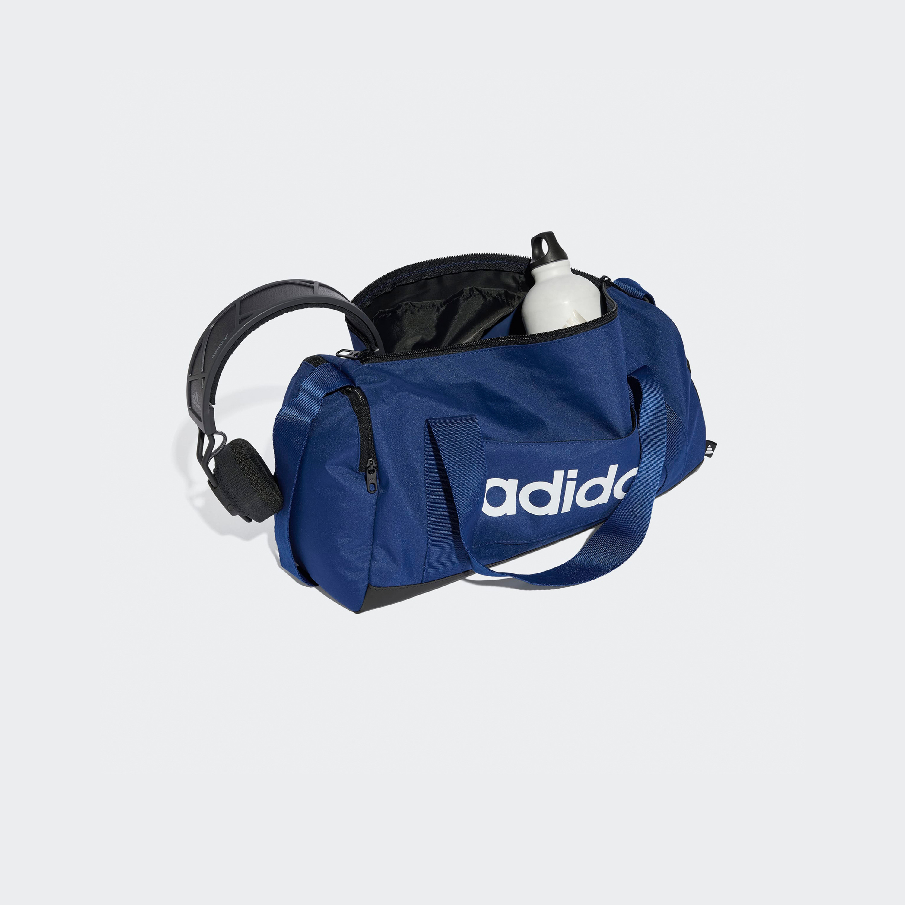 Adidas Logo Print Duffel Bag with Zip Closure-travel-luggagesandbags-dufflebags-image-4