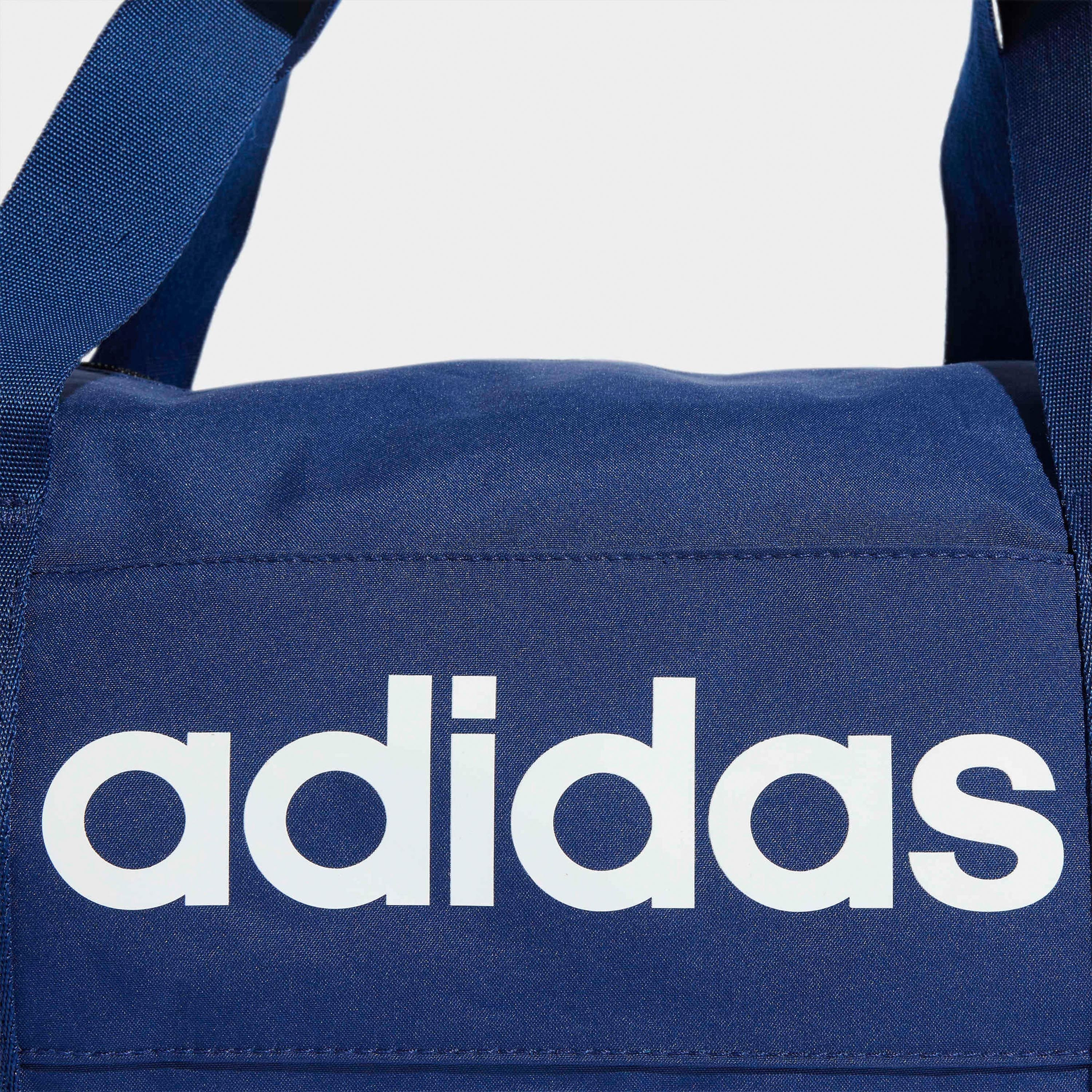 Adidas Logo Print Duffel Bag with Zip Closure-travel-luggagesandbags-dufflebags-image-5