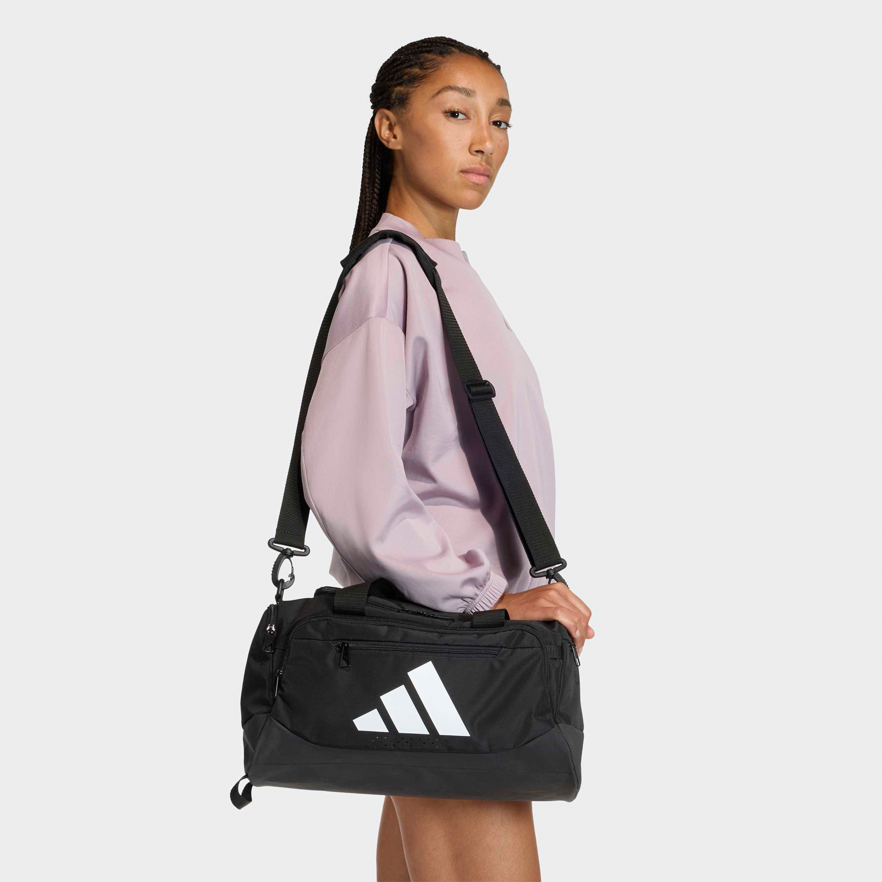 Adidas Training Defender Duffle Bag with Zip Closure-travel-luggagesandbags-dufflebags-image-9