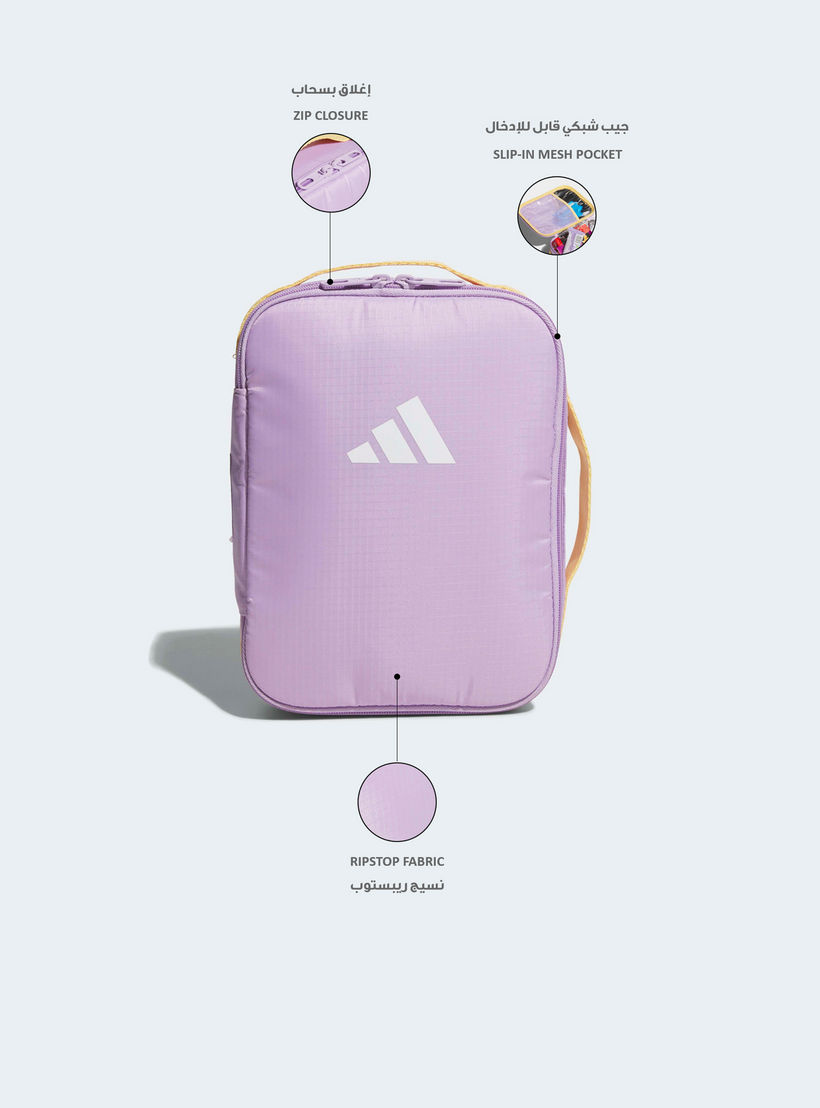 شنطة غداء مبردة بسحاب إغلاق وطبعات شعار من أديداس - 6 لتر-school-lunchessentials-lunchbags-image-2