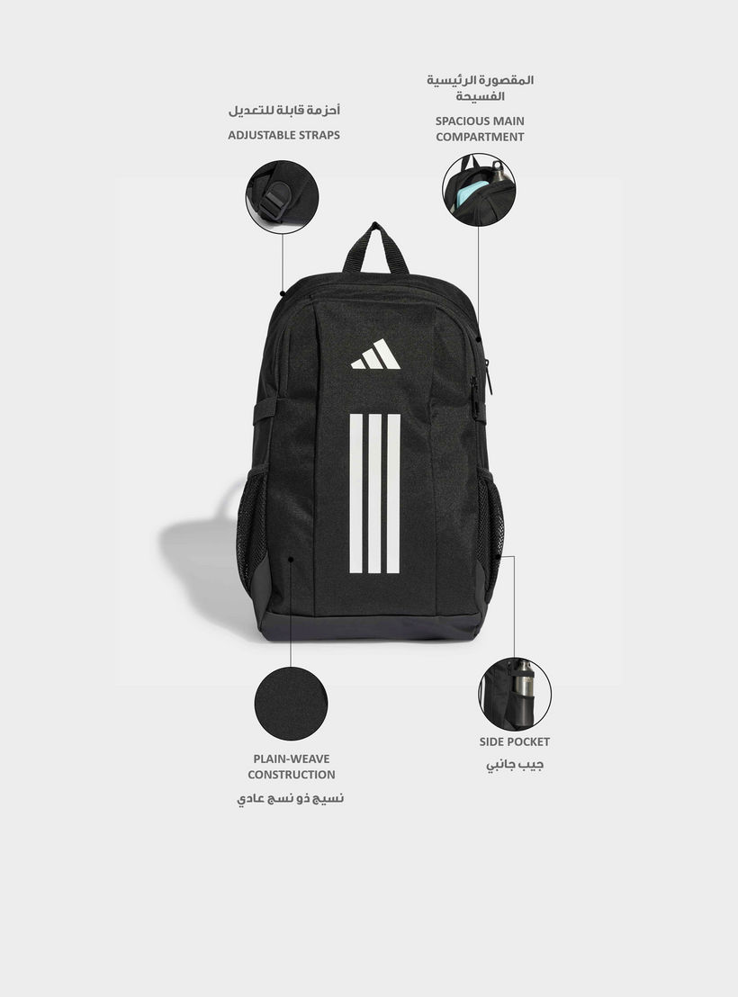 شنطة ظهر بجيب جانبي وطبعات شعار للأولاد من 8-13 سنة من أديداس - 12.5 لتر-school-bagsandbackpacks-backpacks-image-2
