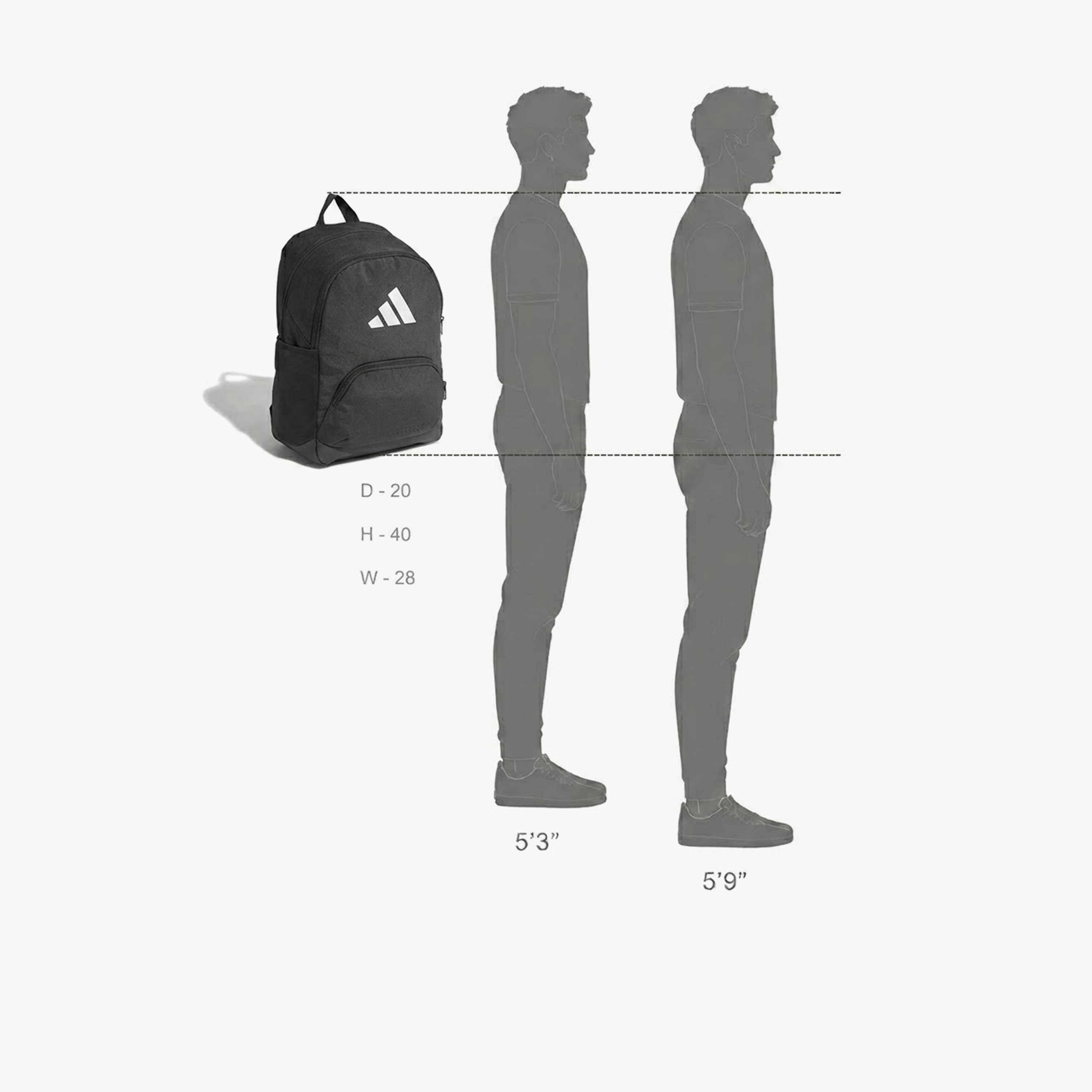 Adidas Logo Print Backpack for Boys 8-13 Years with Padded Shoulder Straps - 21 L-school-bagsandbackpacks-backpacks-image-4