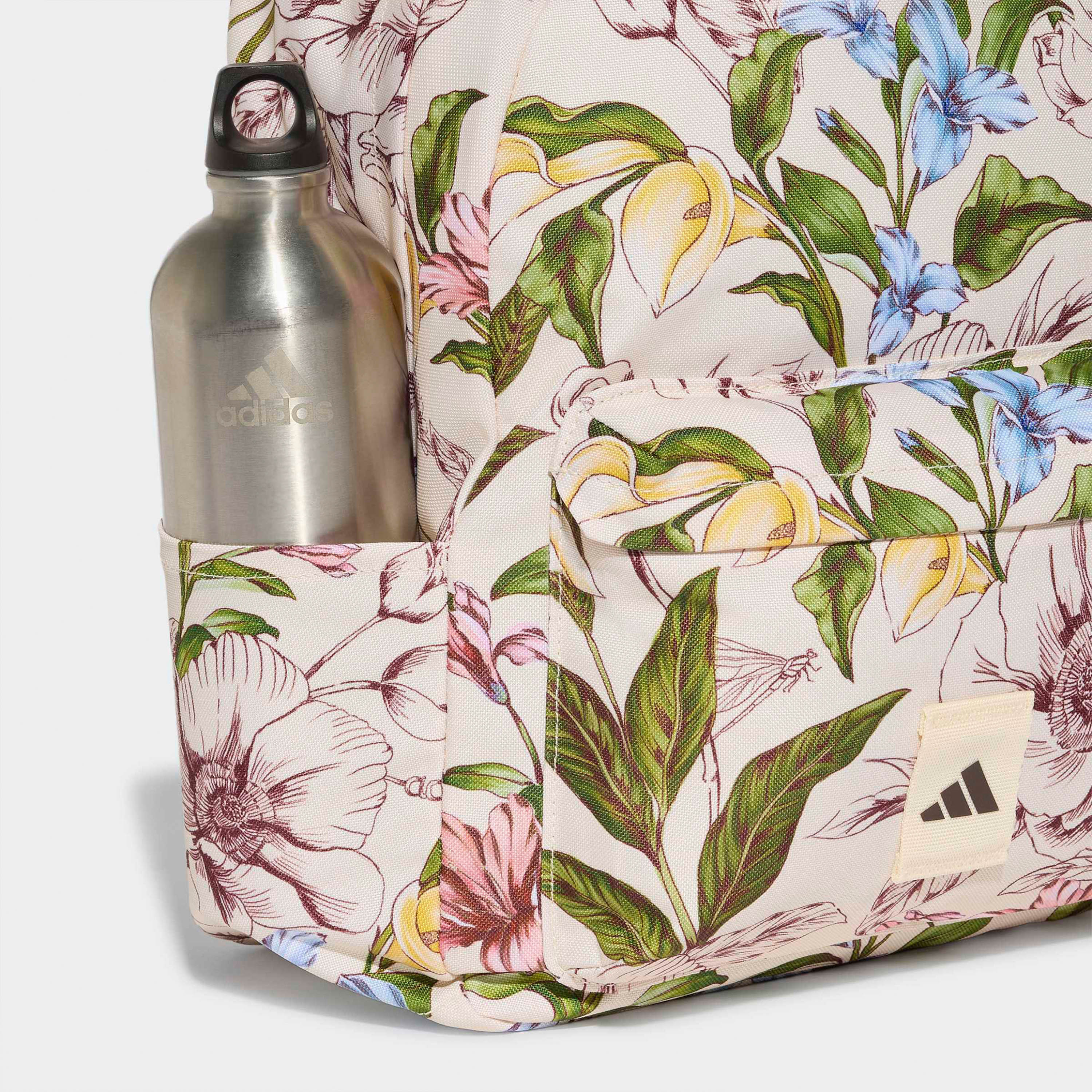 Adidas Floral Print Backpack for Girls 8-13 Years with Padded Shoulder Straps - 21 L-school-bagsandbackpacks-backpacks-image-5