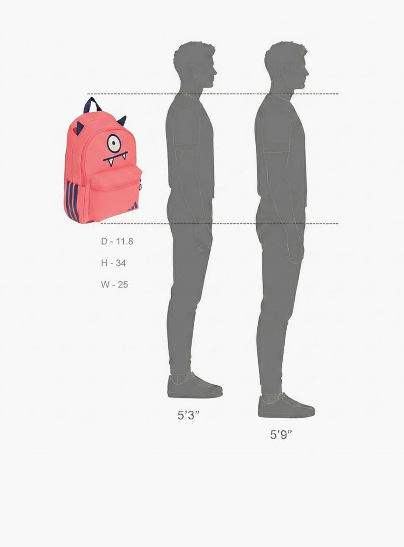 شنطة ظهر بأحزمة مبطنة للأطفال بعمر 5-8 سنوات تيرو نستر من أديداس - 10 لتر-school-bagsandbackpacks-backpacks-image-3