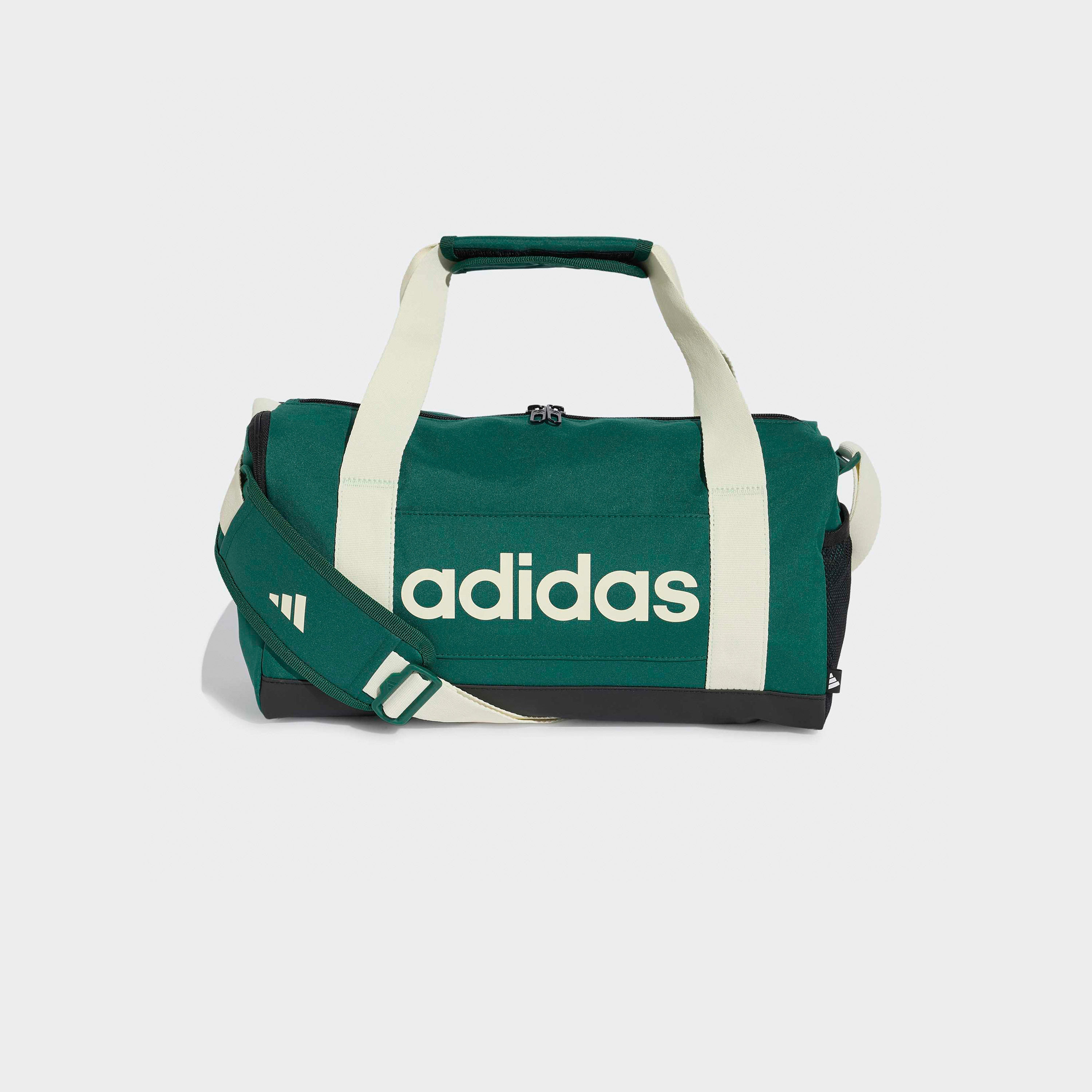 شنطة دفل بطبعات شعار الخطي مع أحزمة قابلة للتعديل من أديداس-travel-luggagesandbags-dufflebags-image-1