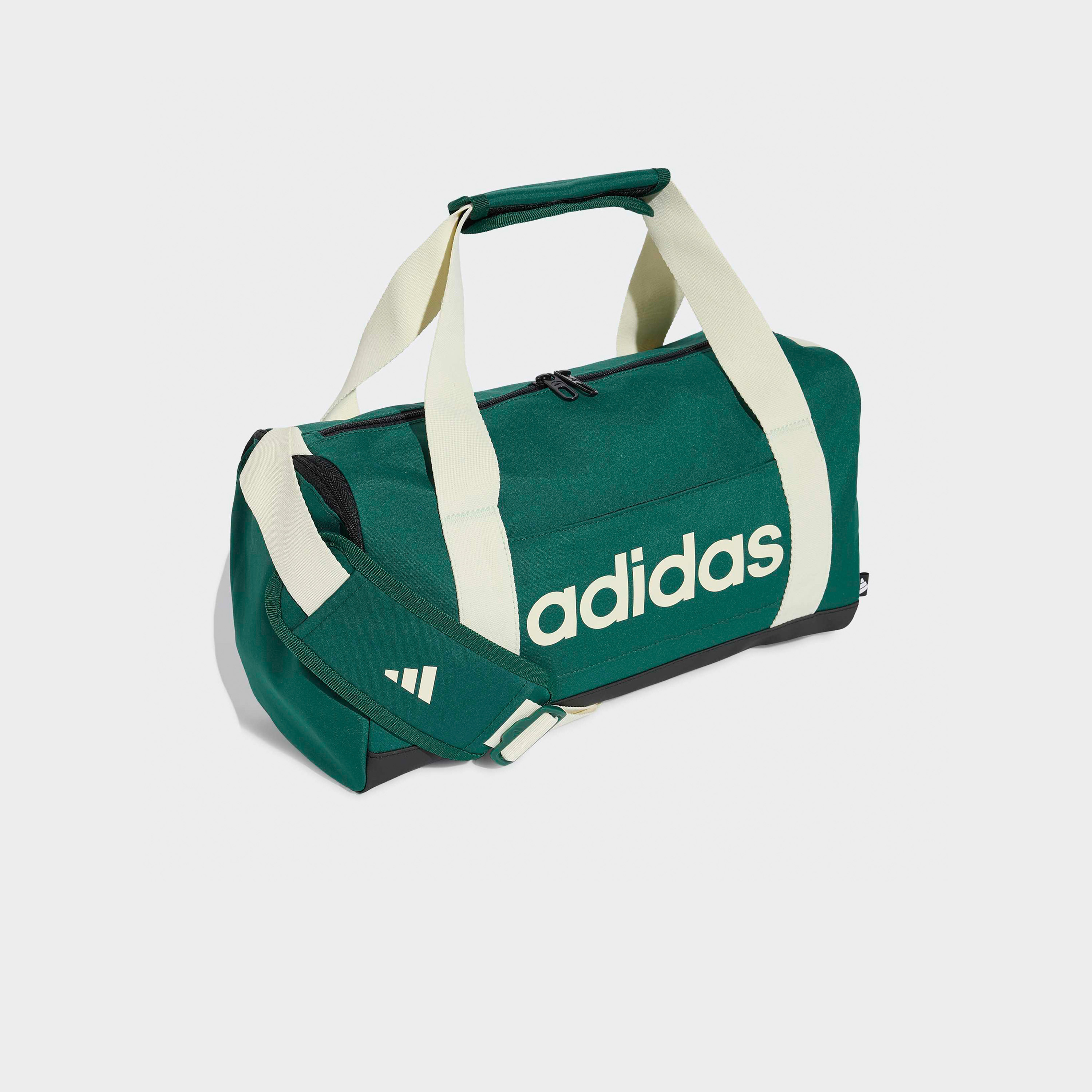 شنطة دفل بطبعات شعار الخطي مع أحزمة قابلة للتعديل من أديداس-travel-luggagesandbags-dufflebags-image-4