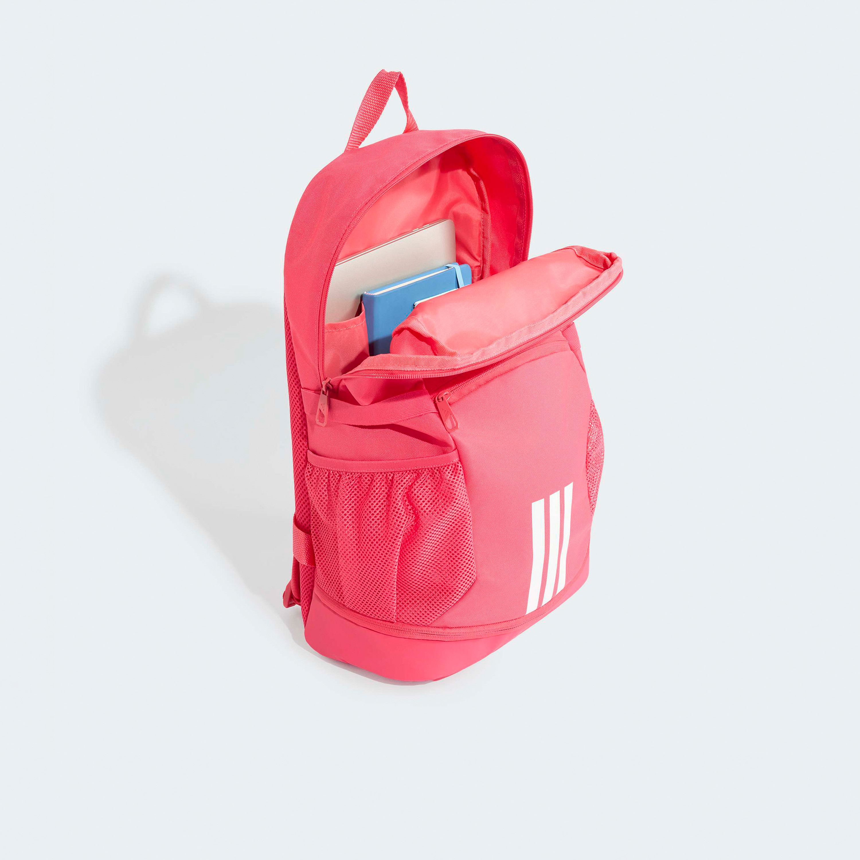 شنطة ظهر بحمالات مبطنة وطبعات شعار للبنات من 8-12 سنة من أديداس-school-bagsandbackpacks-backpacks-image-6