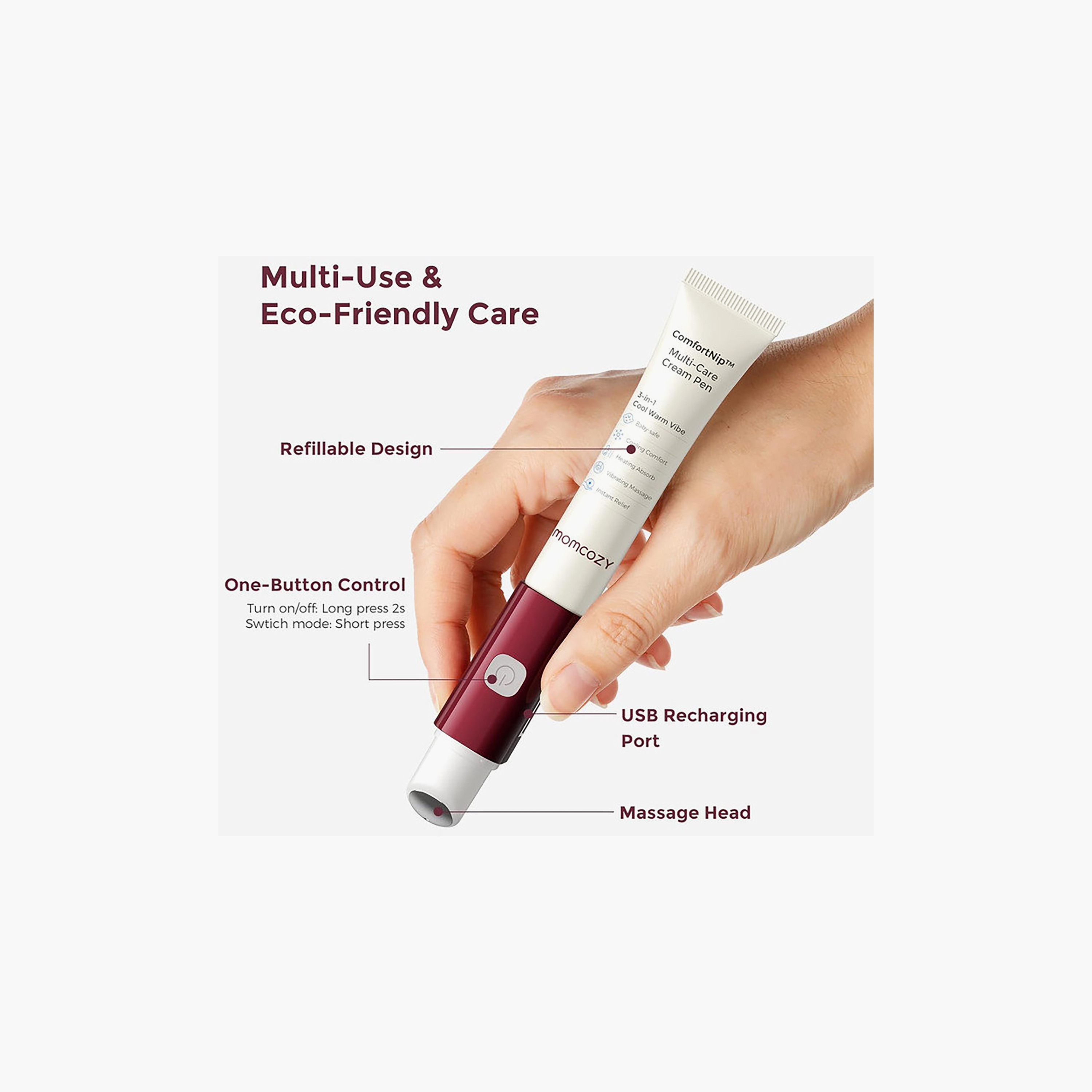 Momcozy 3 In 1 Comfortnip Multi-Care Cream Pen-baby-maternalcare-breastfeeding-image-5