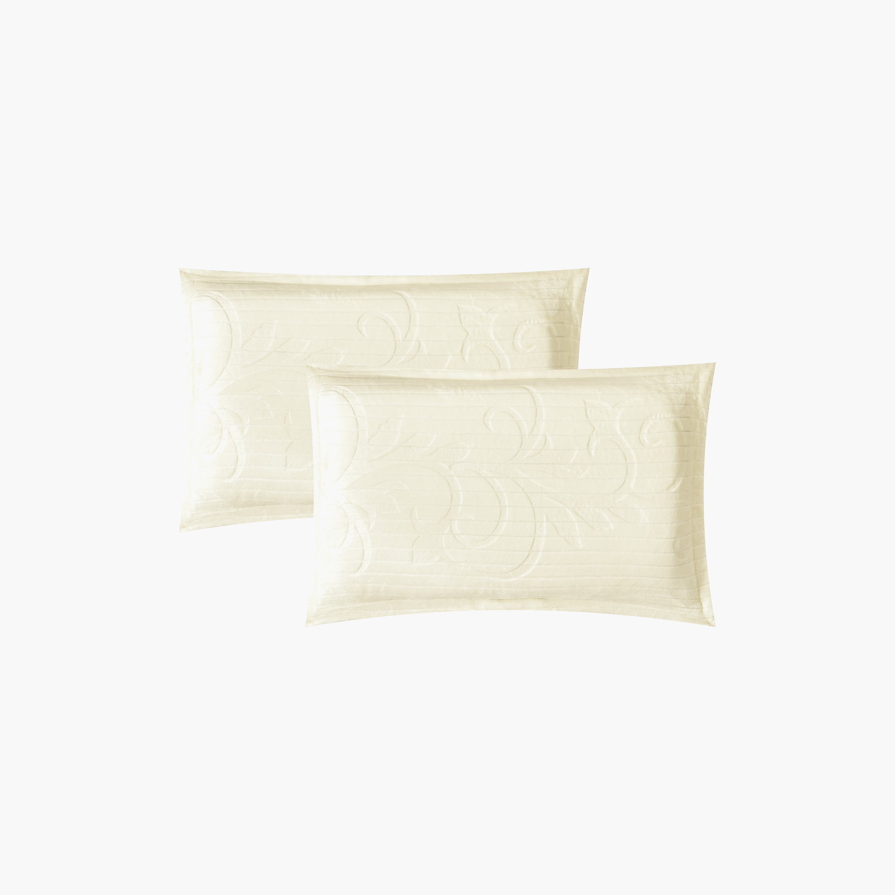 طقم لحاف مخملي فاخر من الفلانيل المنقوش بنمط خطوط شتوية من لايف ستايل - 260 × 240 سم-household-bedding-comfortersandbedspreads-comforters-image-36