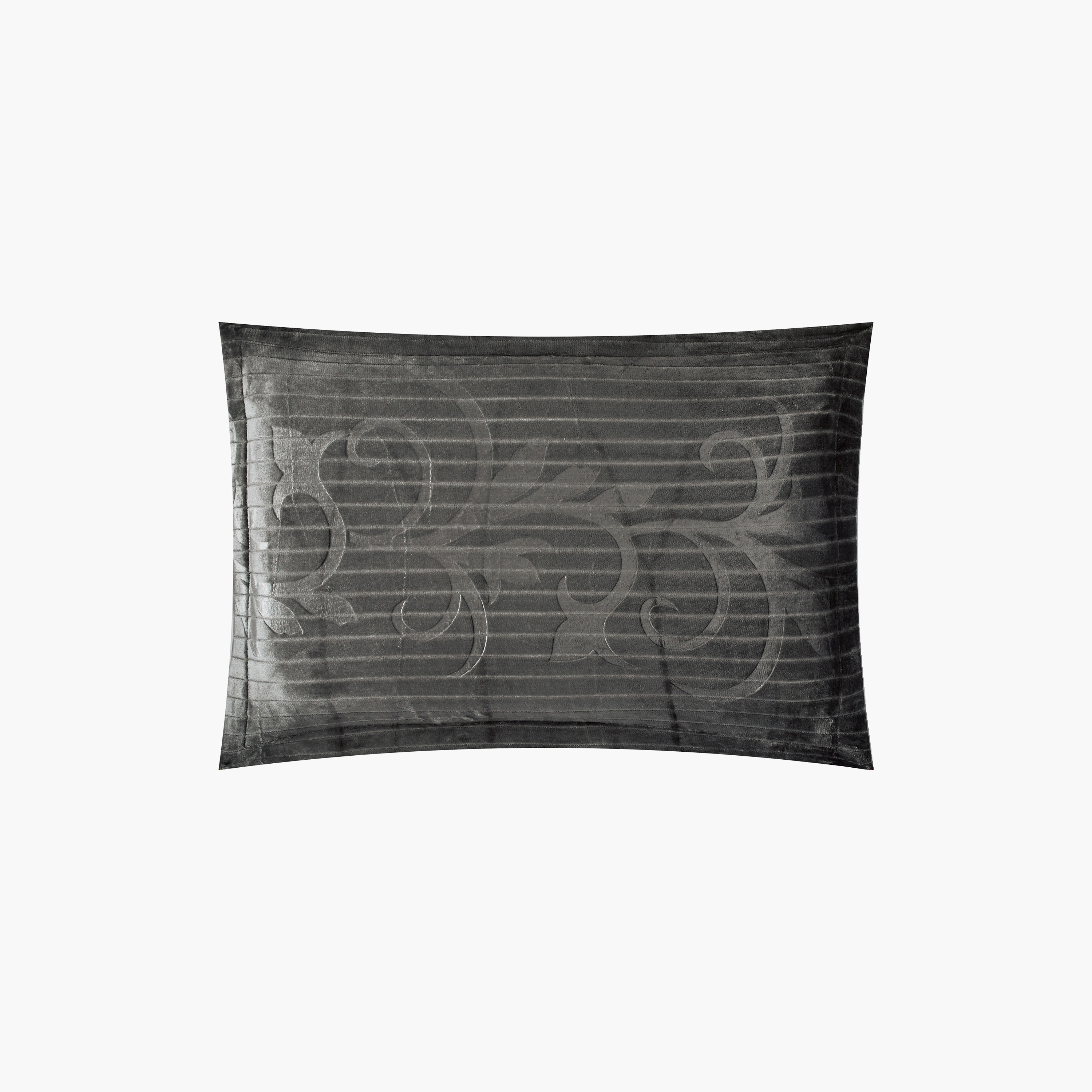 طقم لحاف مخملي فاخر من الفلانيل المنقوش بنمط خطوط شتوية من لايف ستايل - 170 × 240 سم-household-bedding-comfortersandbedspreads-comforters-image-44