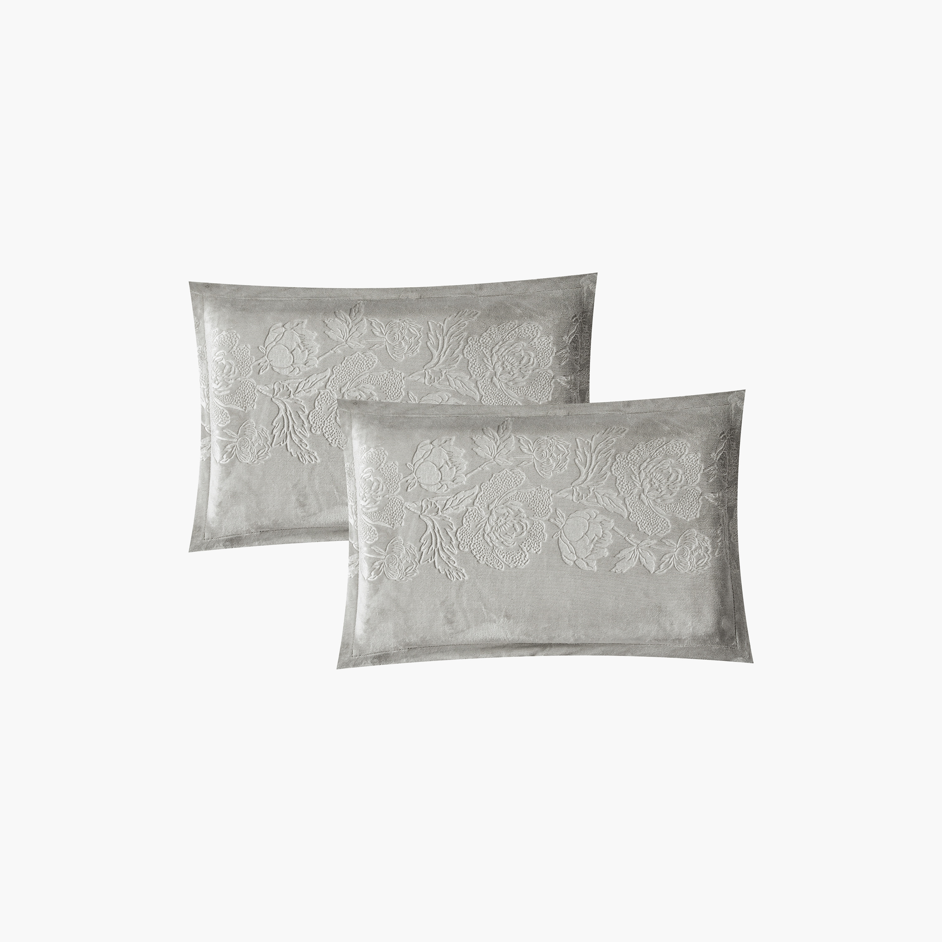 طقم لحاف مخملي فاخر من الفلانيل المنقوش بنمط خطوط شتوية من لايف ستايل - 260 × 240 سم-household-bedding-comfortersandbedspreads-comforters-image-52