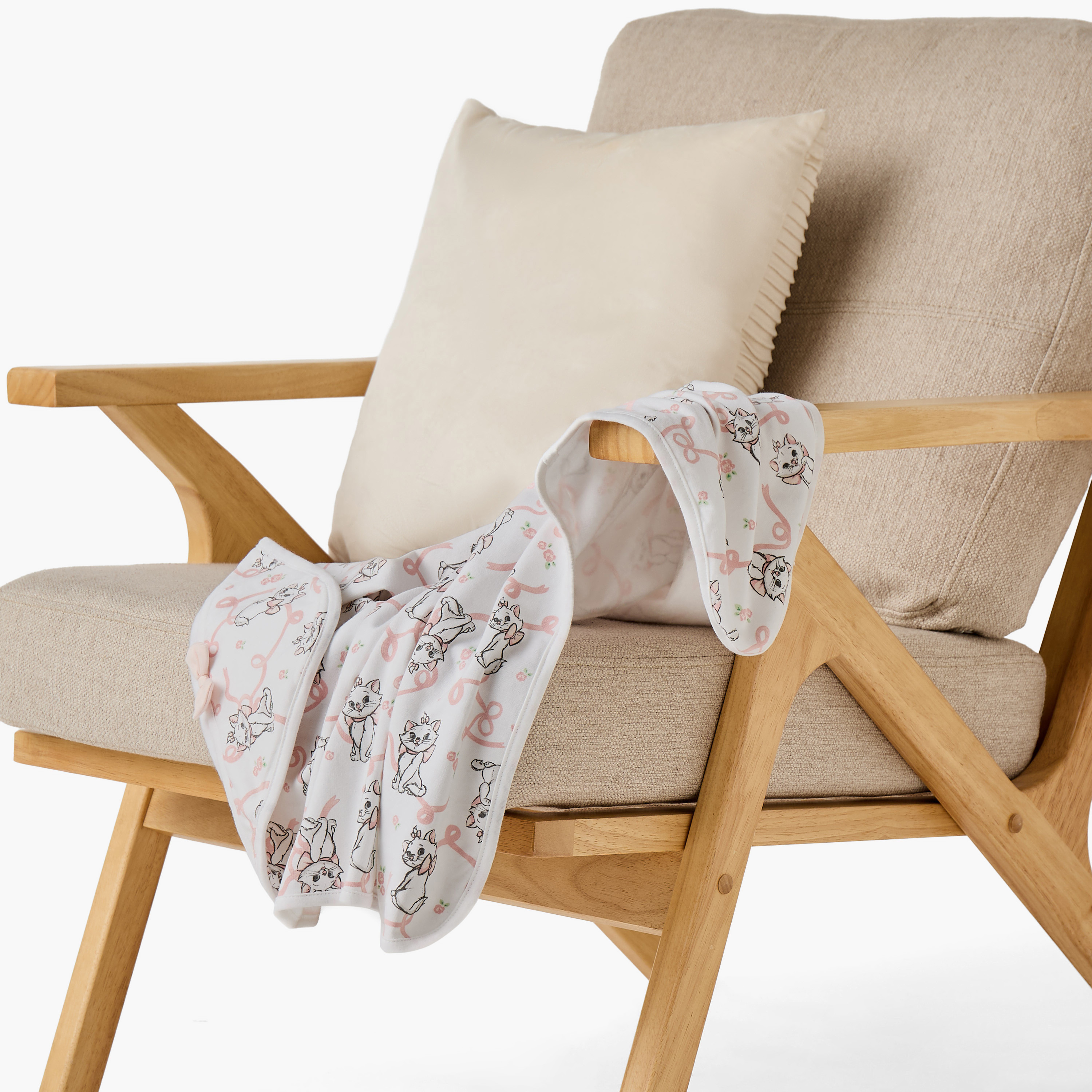 بطانية قطن مضادة للحساسية لحديثي الولادة من ديزني - 80x80 سم-baby-nursery-blanketsandswaddles-receivingblankets-image-2