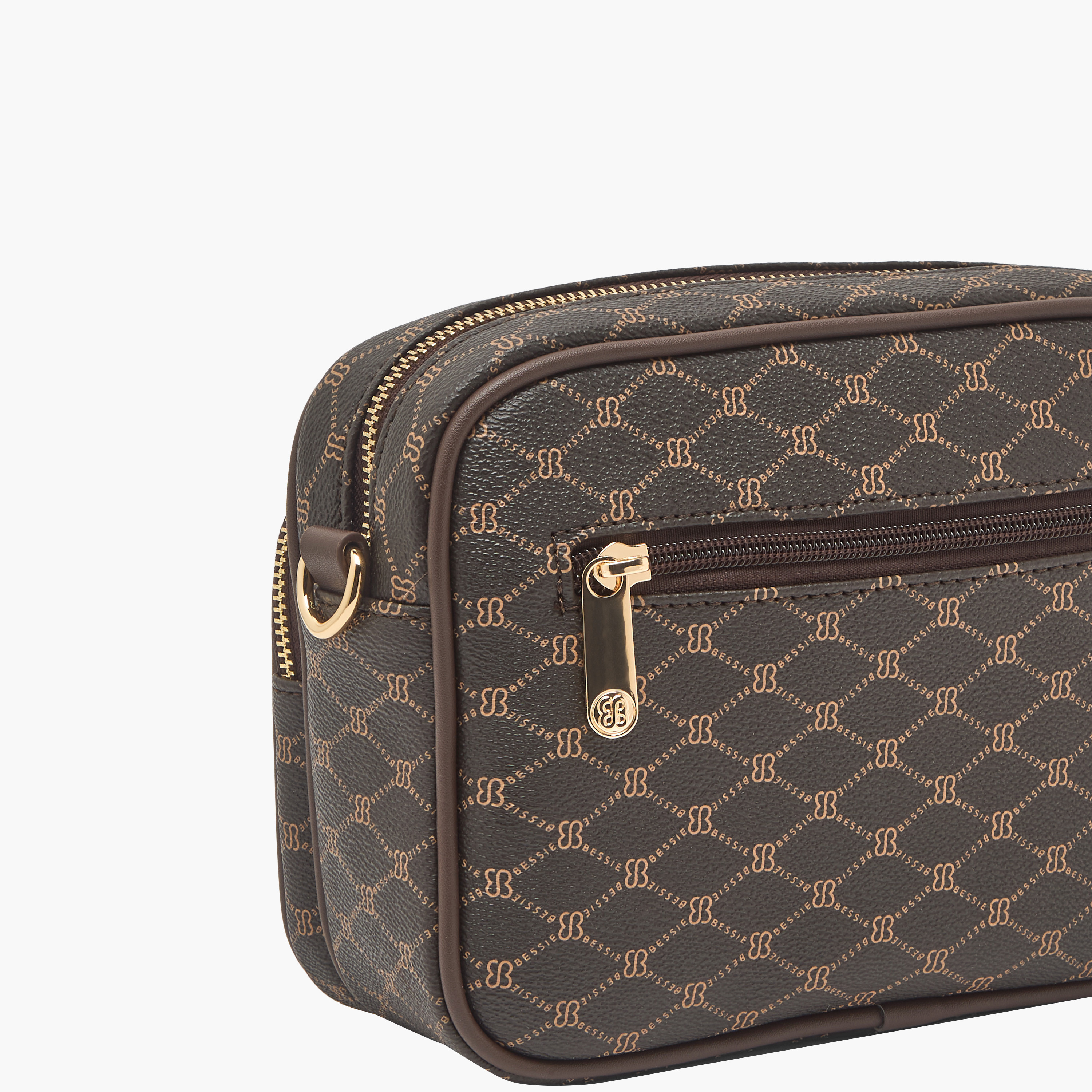 Bessie London Monogram Print Crossbody Bag with Adjustable Strap-women-bagsandwallets-handbags-image-6