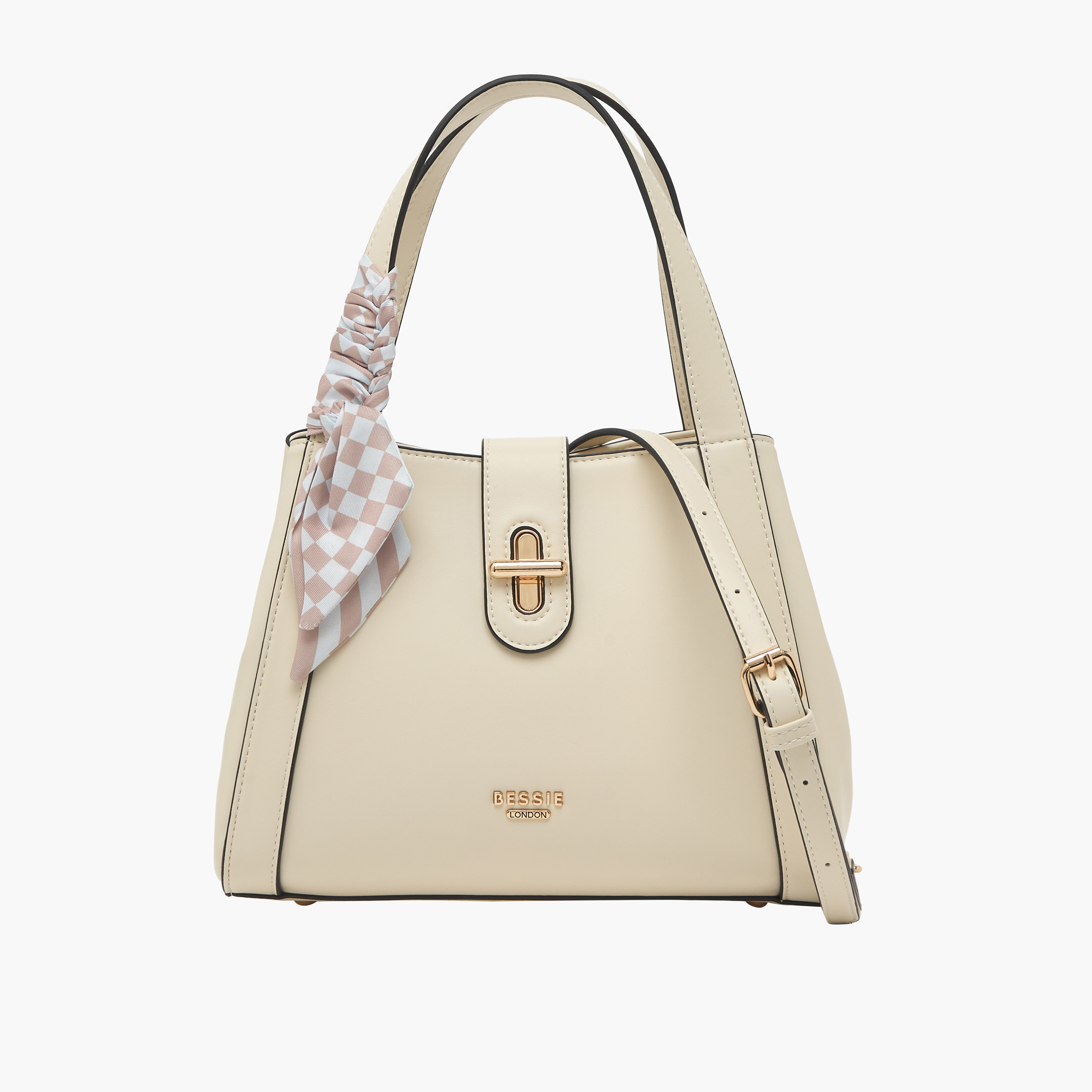 شنطة توتي بخيوط بارزة وزينة وشاح من بيسي لندن-women-bagsandwallets-handbags-image-1