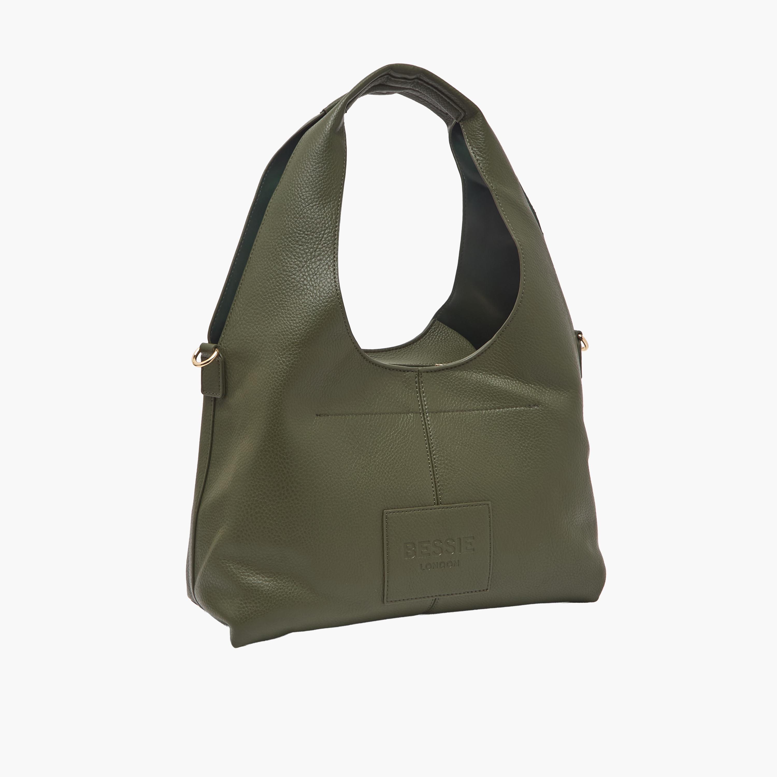 Bessie London Logo Embossed Crossbody Bag with Pouch-women-bagsandwallets-handbags-image-4