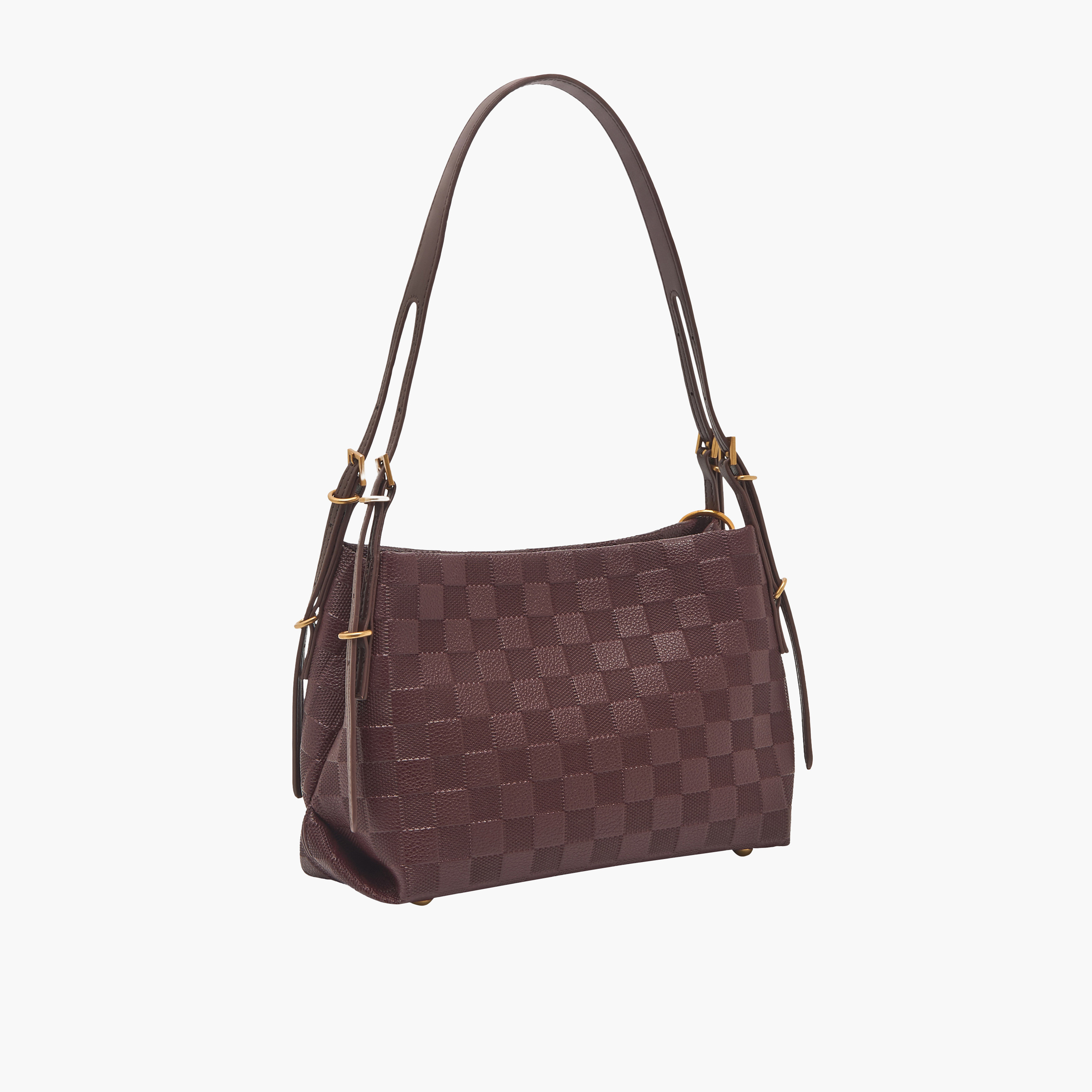 شنطة توتي كاروهات وزينة وشاح من بيسي لندن-women-bagsandwallets-handbags-image-3