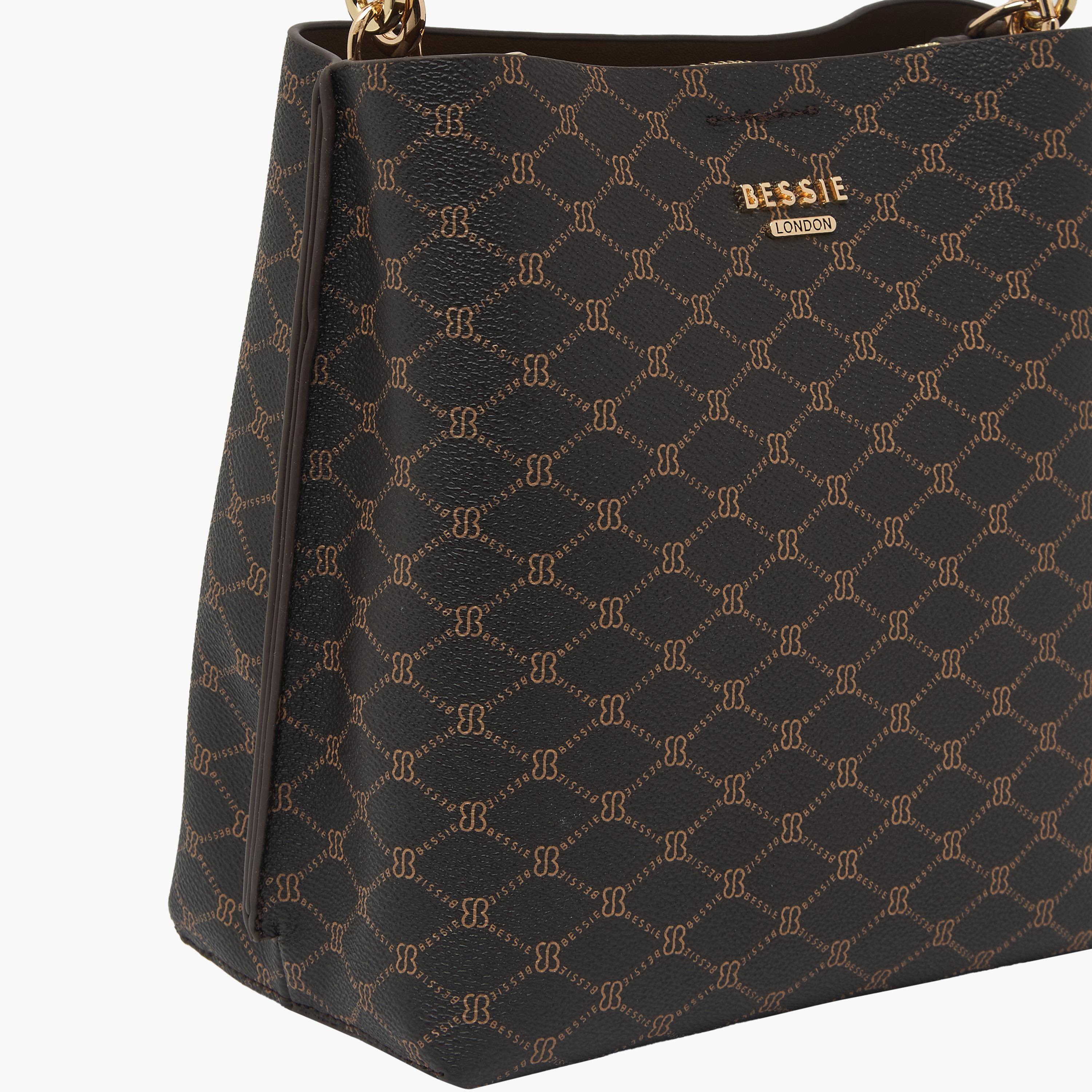 شنطة توتي بطبعات مونوجرام وحزام قابل للفصل من بيسي لندن-women-bagsandwallets-handbags-image-4
