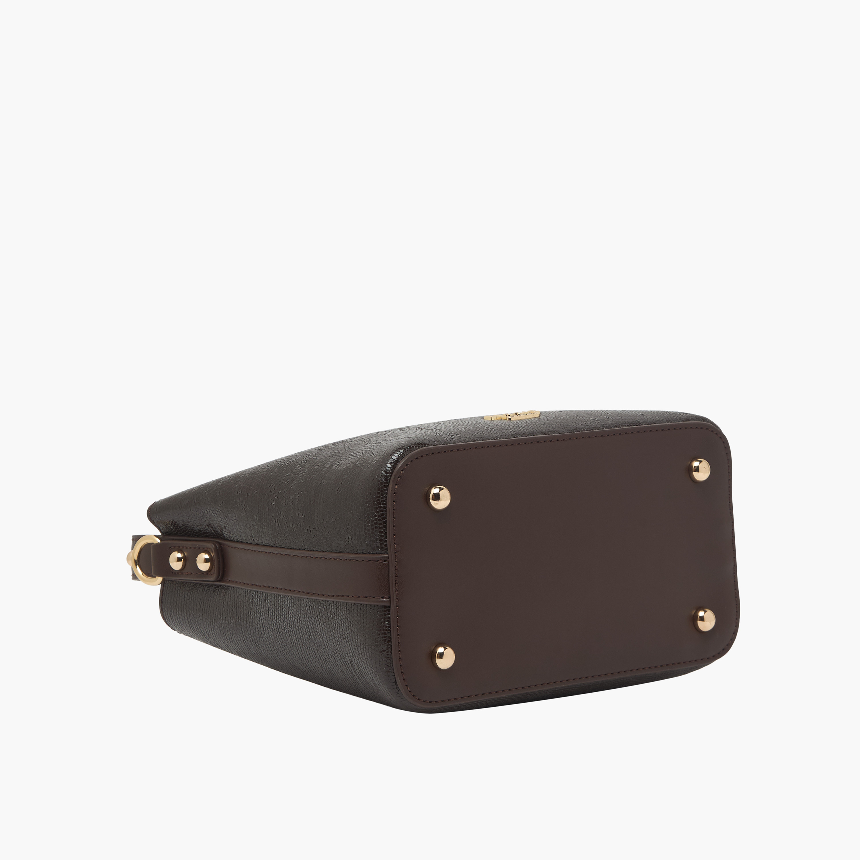 Bessie London Textured Tote Bag with Chain Detail-women-bagsandwallets-handbags-image-6