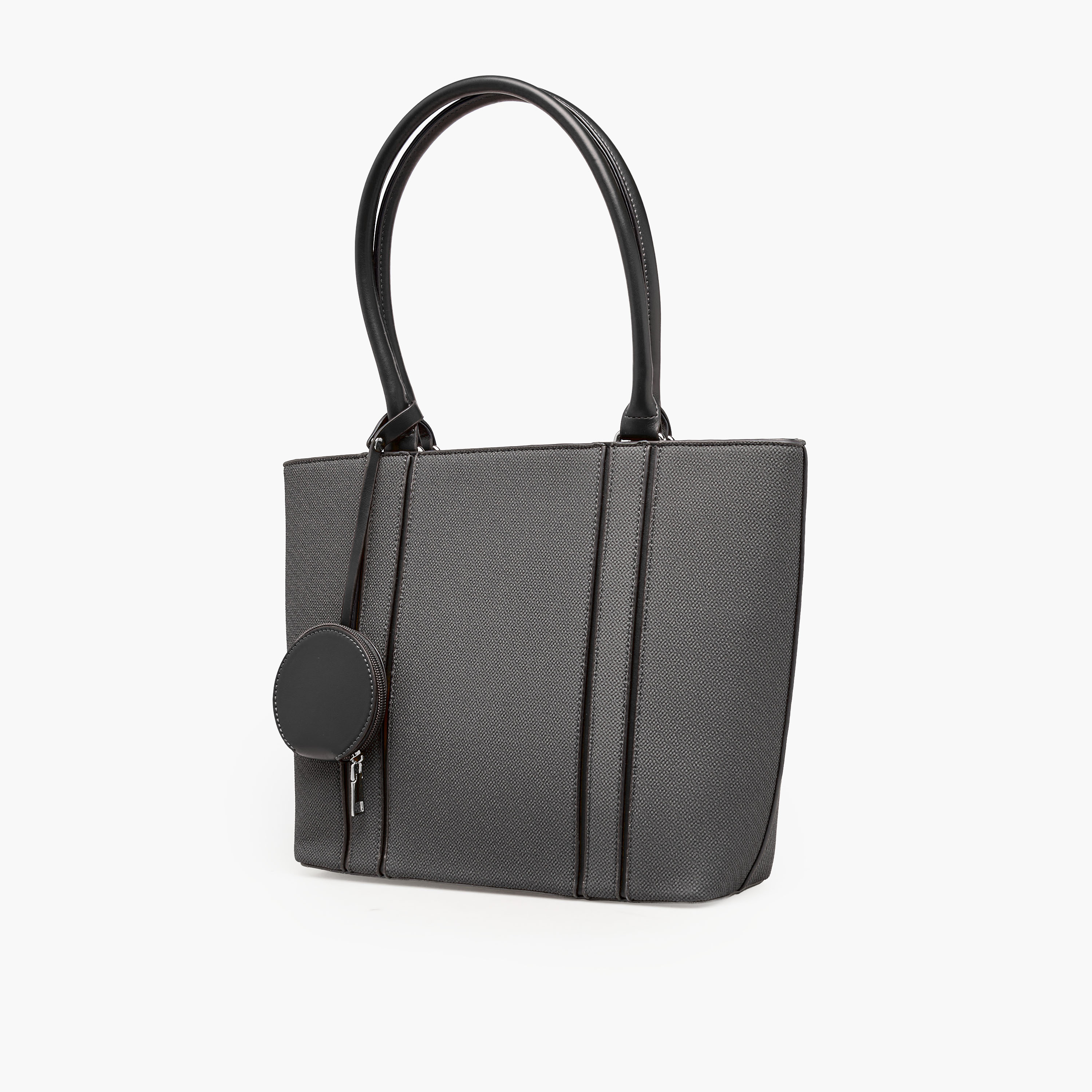 Adore Textured Tote Bag with Double Handle-women-bagsandwallets-handbags-image-2